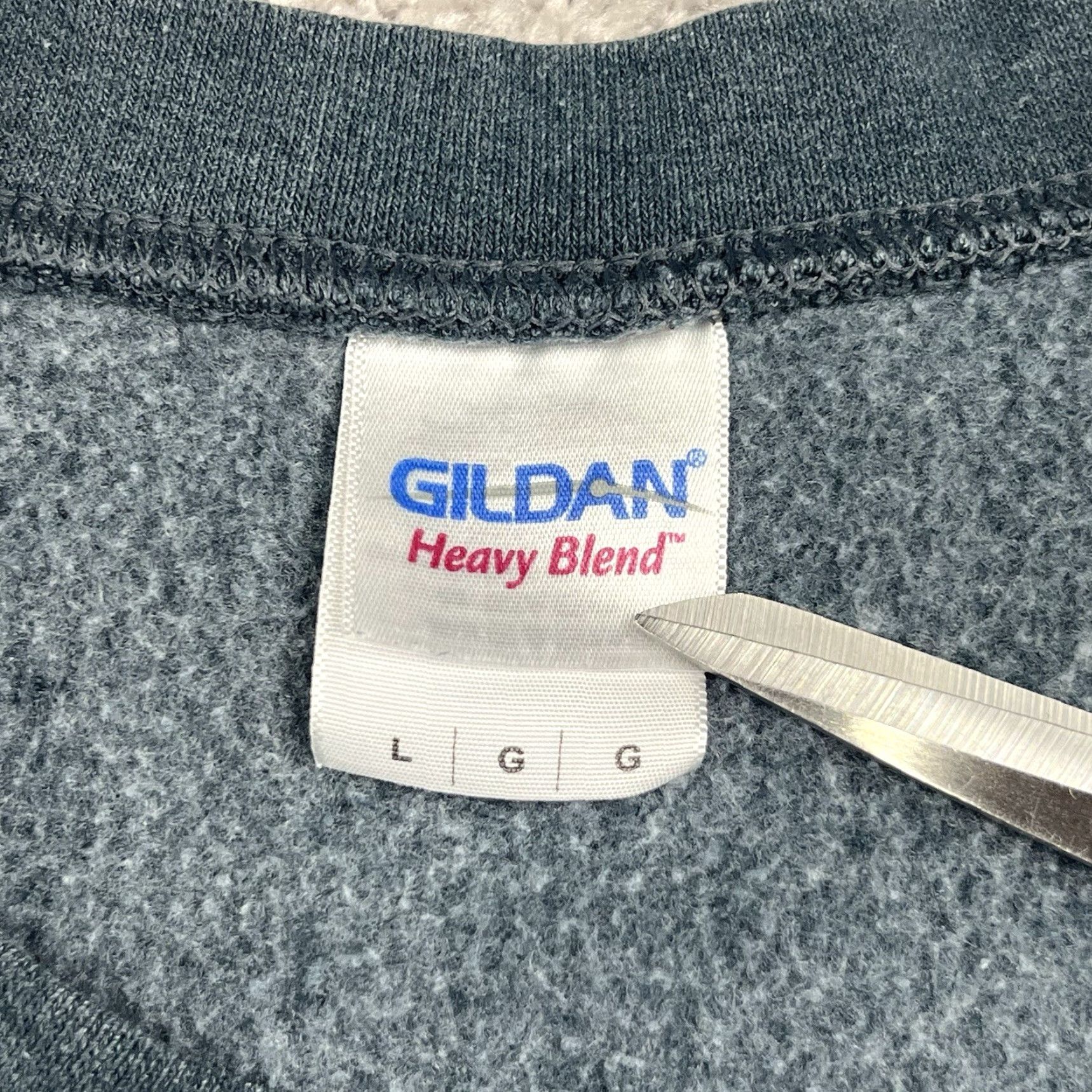 Gildan VINTAGE Gildan Sweatshirt Men Large Gray White Castle Retro Y2K Logo Graphic Print Stains Size US L / EU 52-54 / 3 - 5 Thumbnail