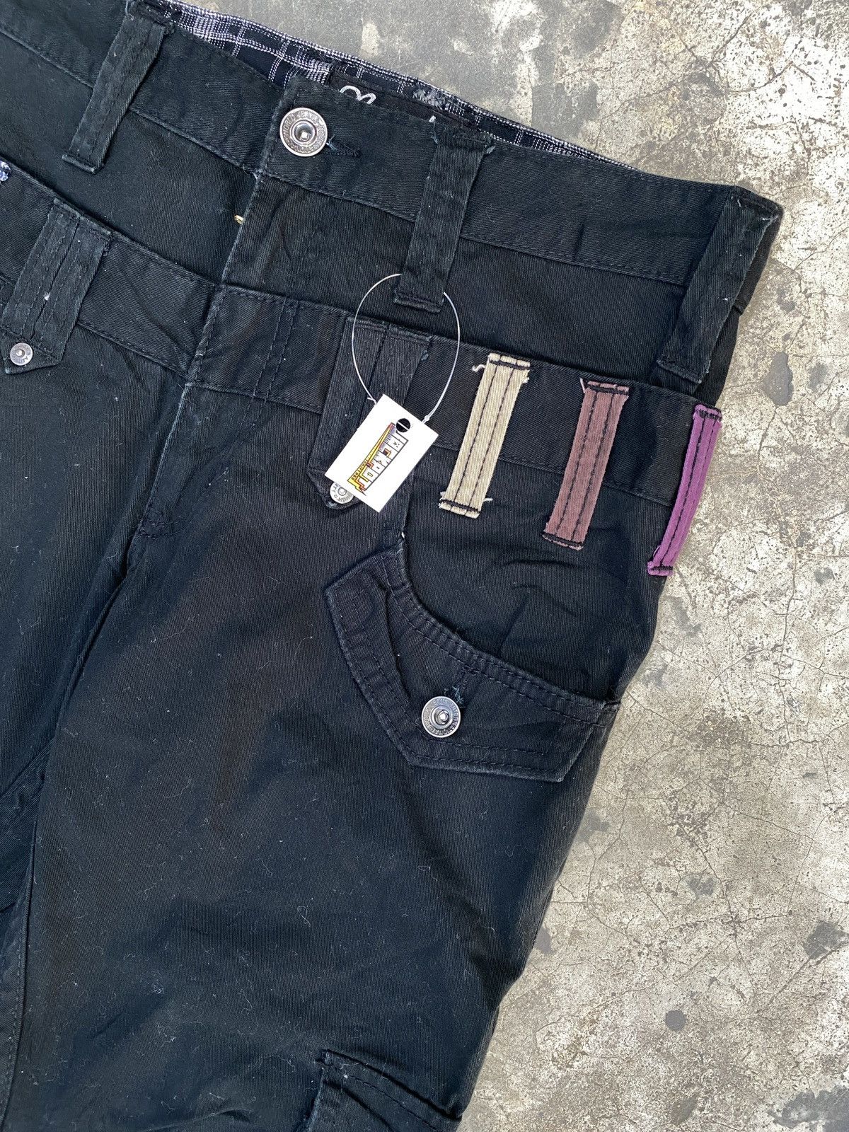 Japanese Brand Barcedos double waist cargo long pants jeans Size US 27 - 6 Thumbnail
