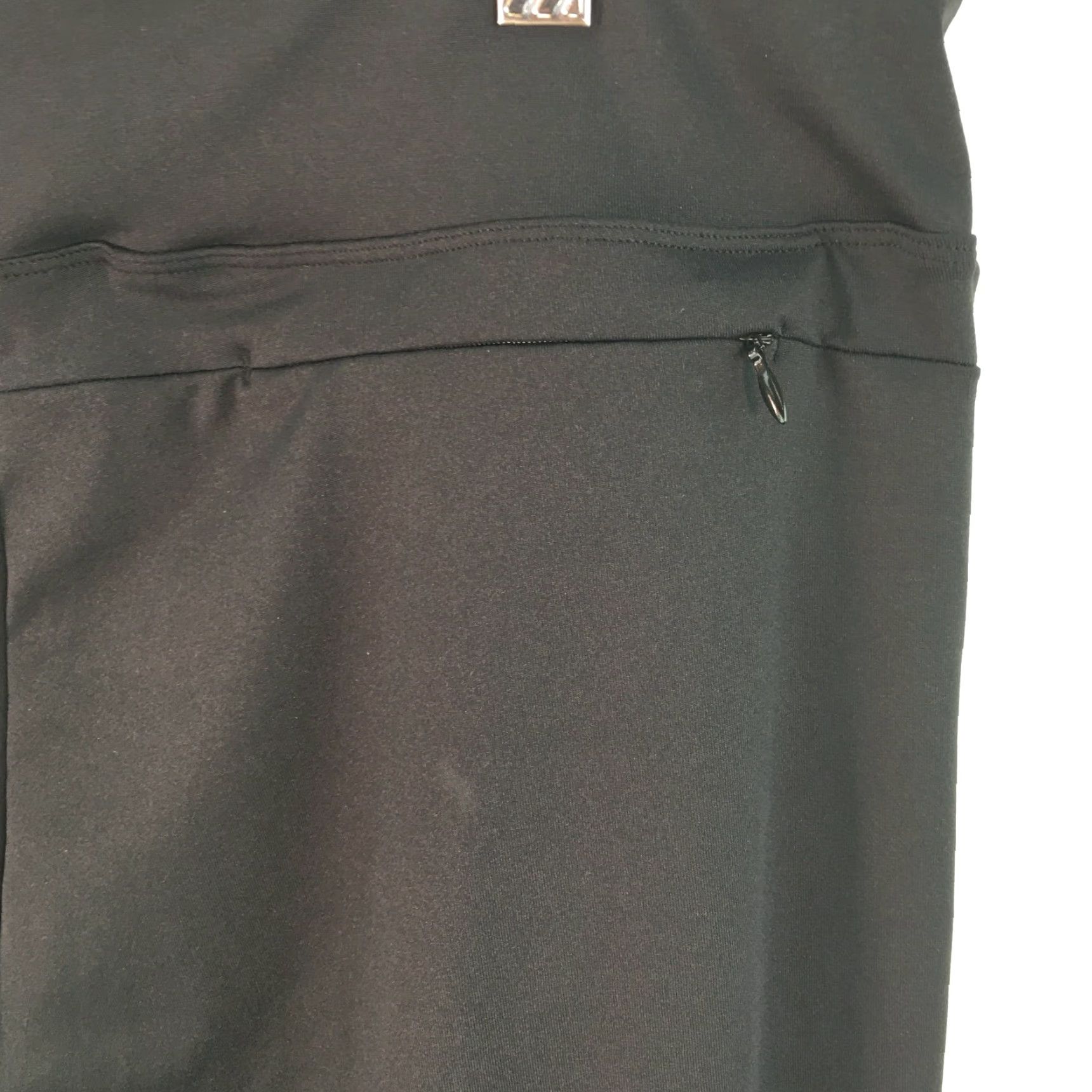 Vintage Hiskywin Activewear Pants Womens XXL Black Fitted Casual 34x29 Pockets Size 40" / US 18 - 7 Thumbnail