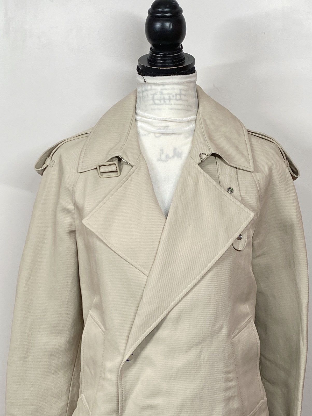 Burberry Burberry Double-Breasted Canvas Trench Jacket size 8 Size M / US 6-8 / IT 42-44 - 8 Thumbnail