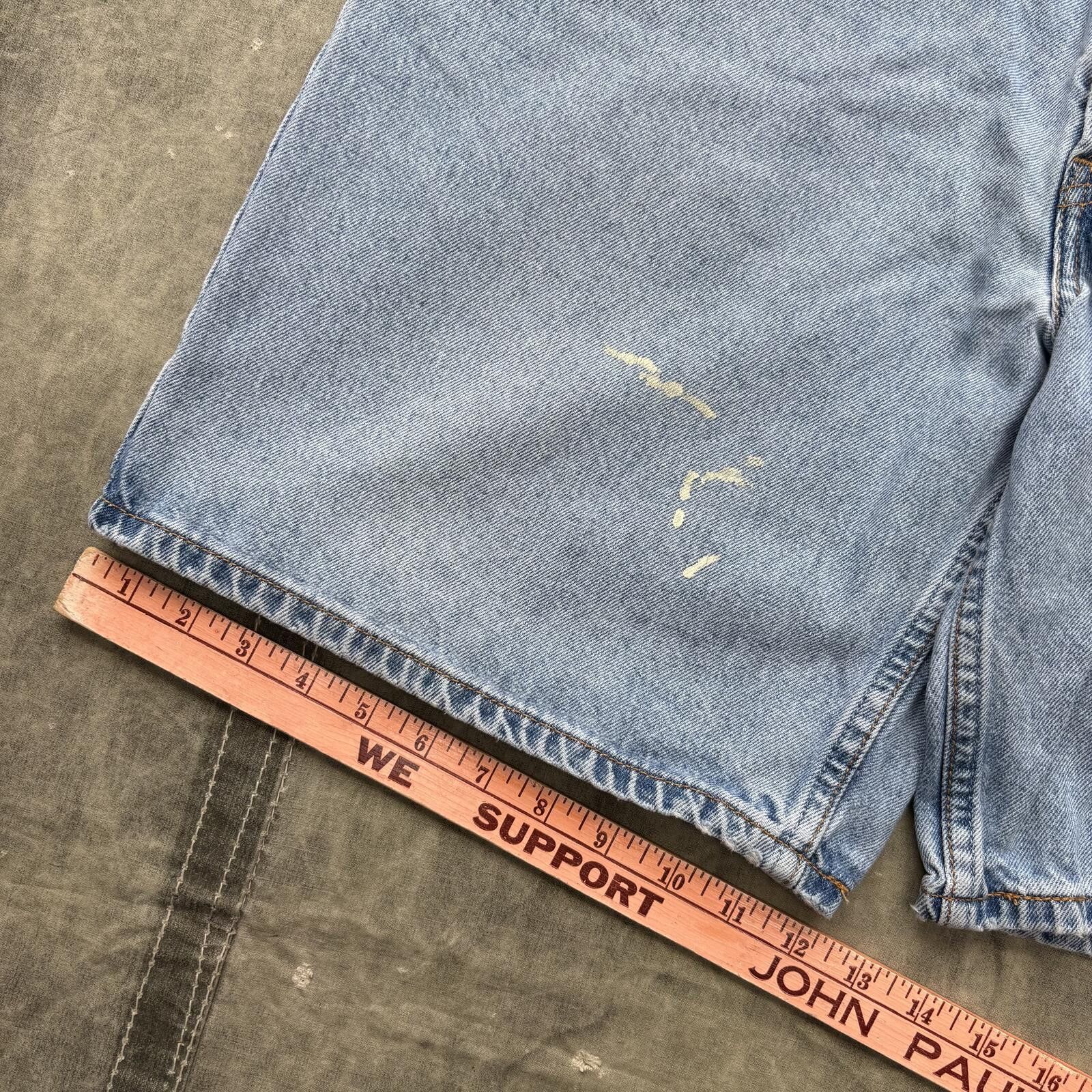 Levi's Vintage Y2K Levi’s Grunge Skater Baggy Denim Shorts Jorts Size US 34 / EU 50 - 7 Thumbnail