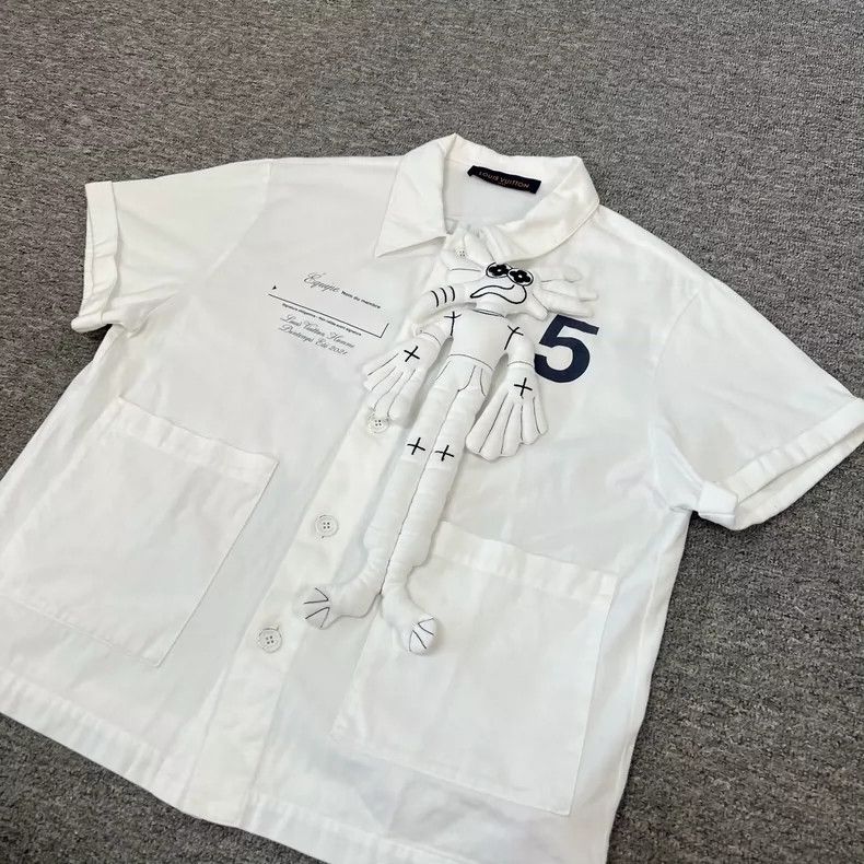 Louis Vuitton Louis Vuitton Doll Paratrooper Short Sleeve Shirt 2505-Next Size US XS / EU 42 / 0 - 3 Thumbnail