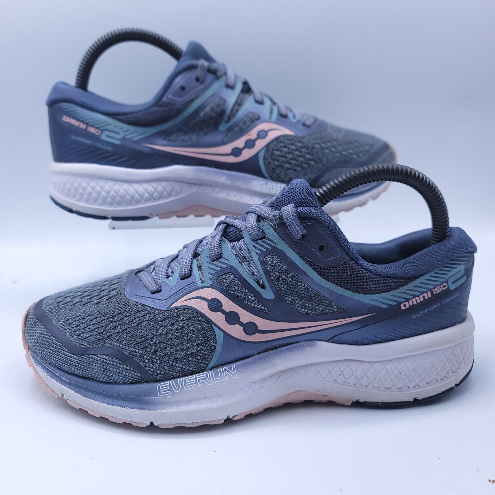 Saucony Saucony Omni ISO 2 Shoe Womens Size 7 S10511-1 Blue Pink Size US 7 / IT 37 - 5 Thumbnail