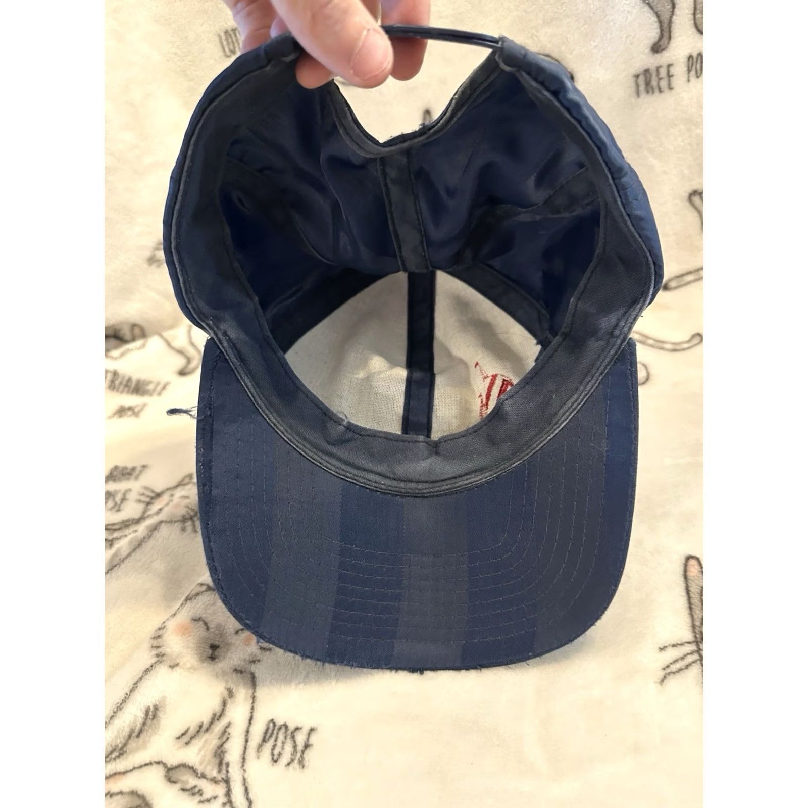 Nautica VINTAGE Nautica Hat Navy Blue Nylon SnapBack Size ONE SIZE - 3 Thumbnail