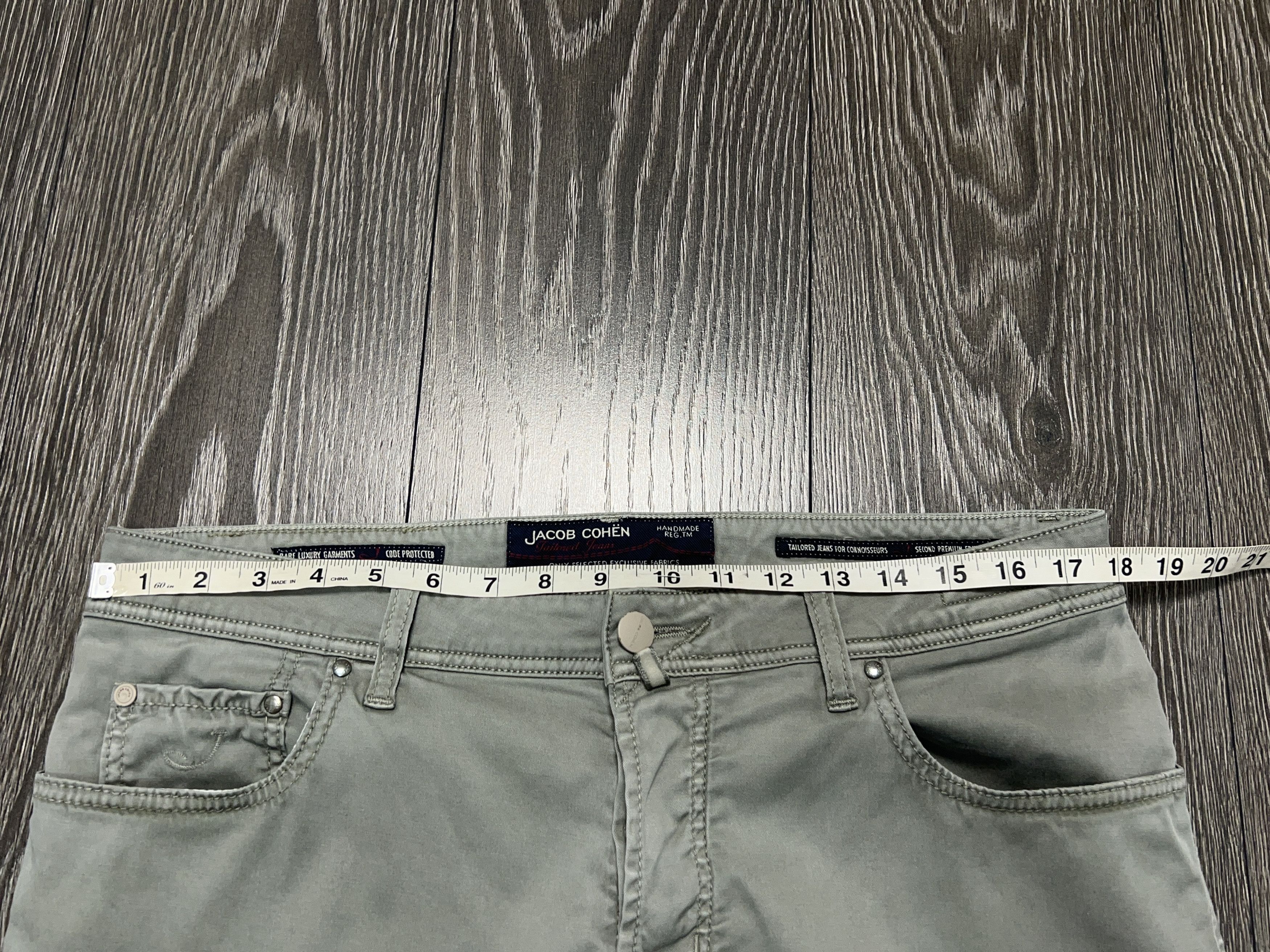 Jacob Cohen Mens J688 COMF Lyocell Cotton Elastane Chino Pants Trousers Size US 35 - 11 Thumbnail
