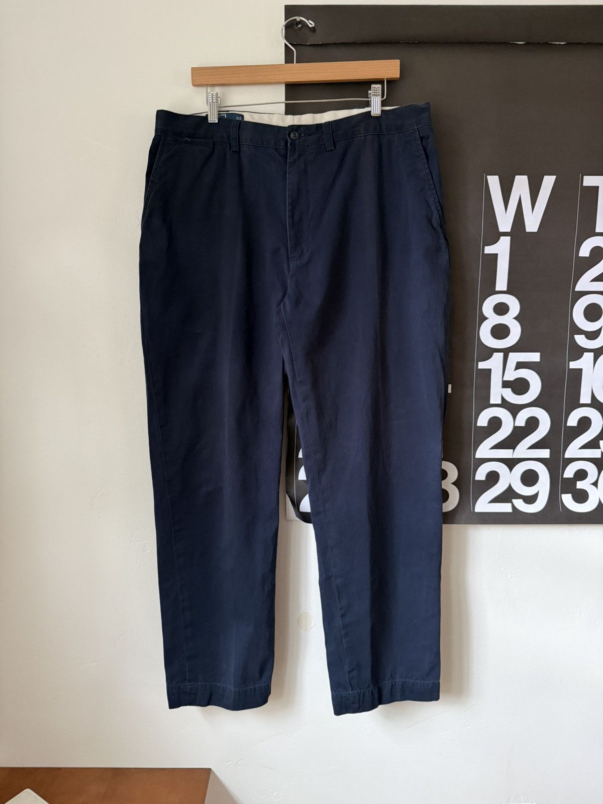 Polo Ralph Lauren Vintage 00s Navy Prospect Pant Chino 100% Cotton Size US 38 / EU 54 - 1 Thumbnail