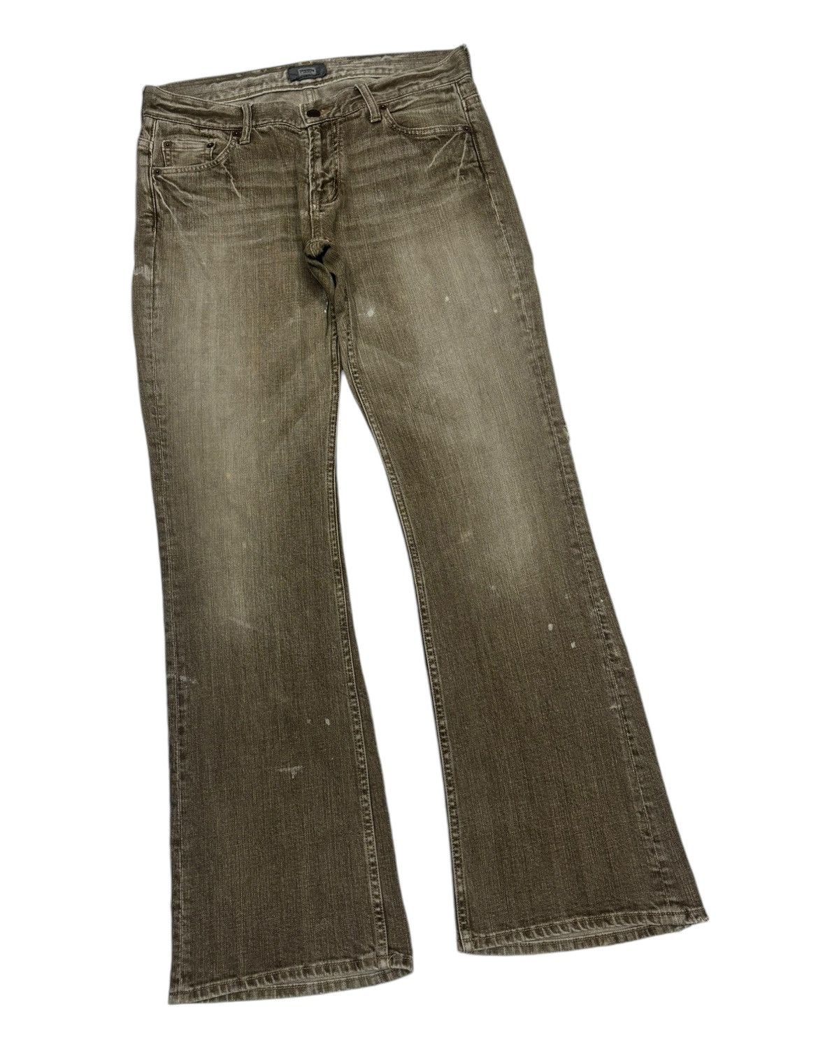 Hysteric Glamour × Japanese Brand 🔥SICK WASHED BROWN THEORIA DENIM PANTS Size US 30 / EU 46 - 5 Thumbnail