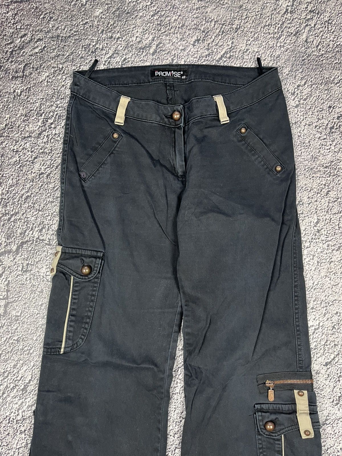 Japanese Brand Vintage Japan junya watanabe Style Cargo pants Y2K Size 28" / US 6 / IT 42 - 3 Thumbnail