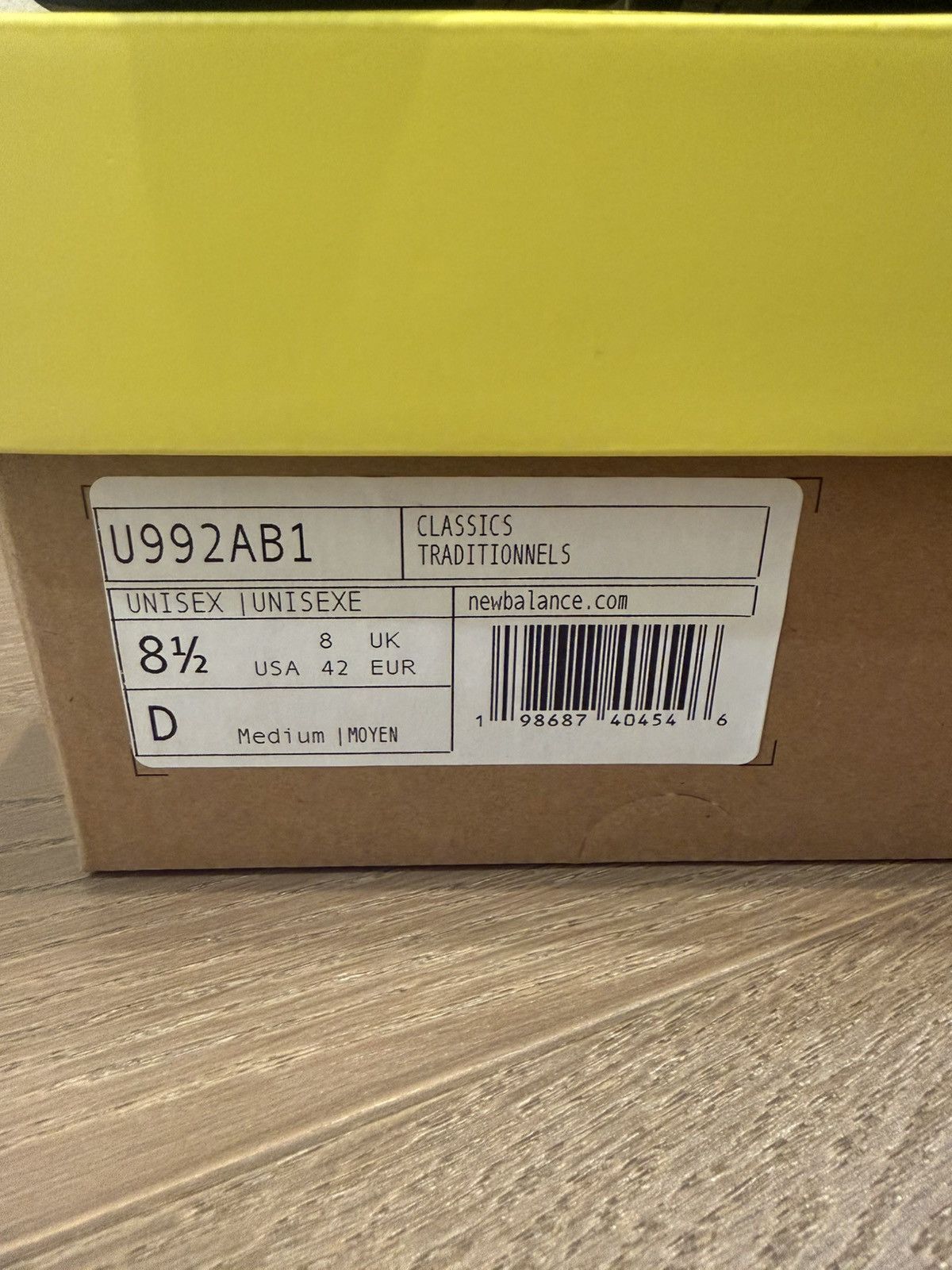 Action Bronson × New Balance BAKLAVA New Balance Action Bronson 992 "Tiger Eye" Sz 8.5 Size US 8.5 / EU 41-42 - 9 Thumbnail