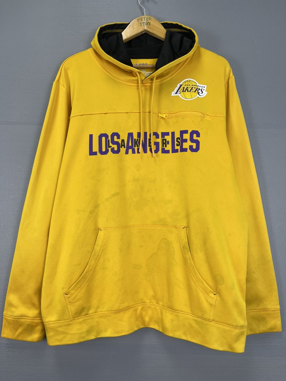 NBA NBA LA Larkers Hoodie Size US XL / EU 56 / 4 - 2 Thumbnail