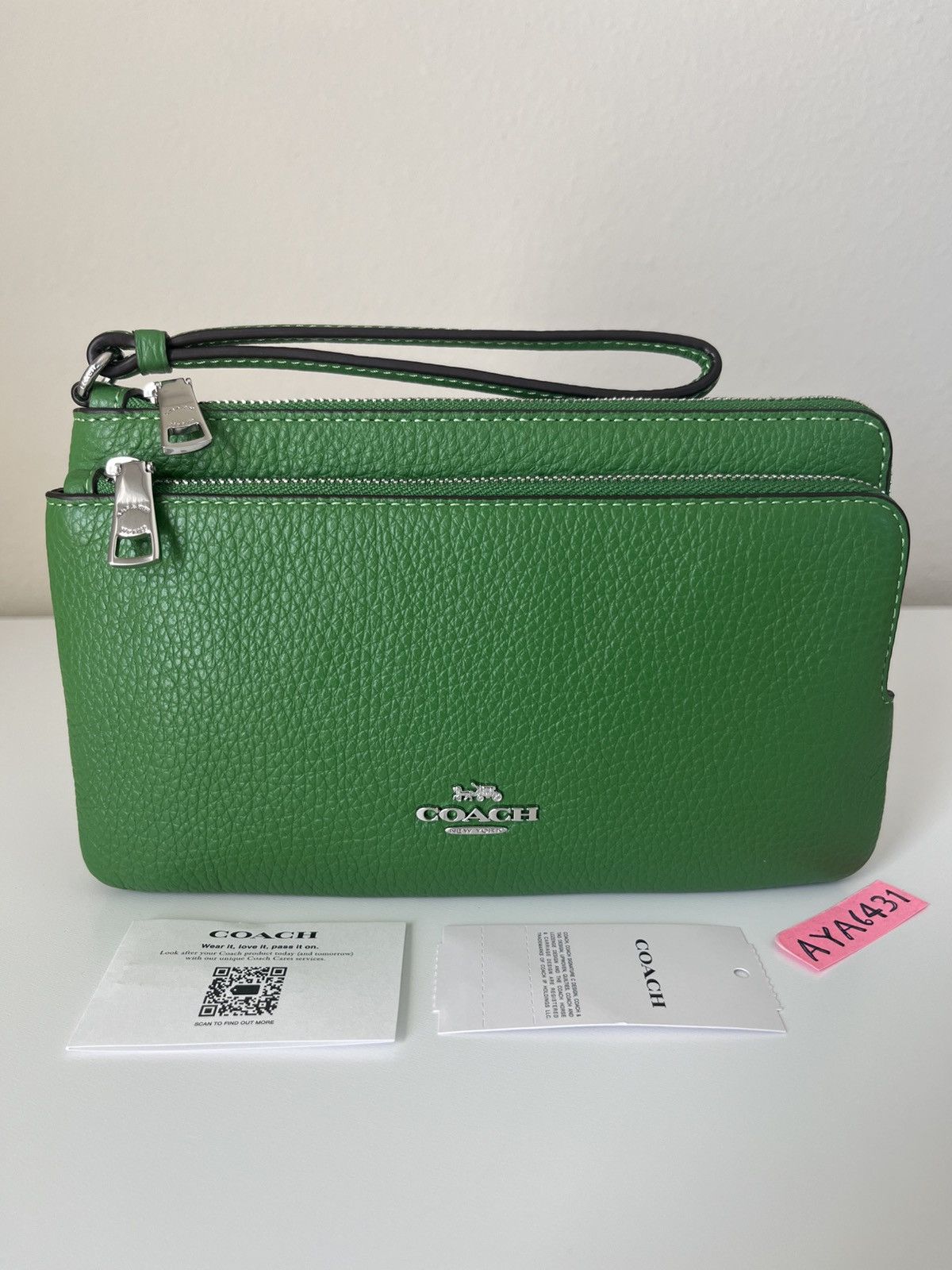 Coach Coach Large Double Zip Wristlet Size ONE SIZE - 2 Thumbnail