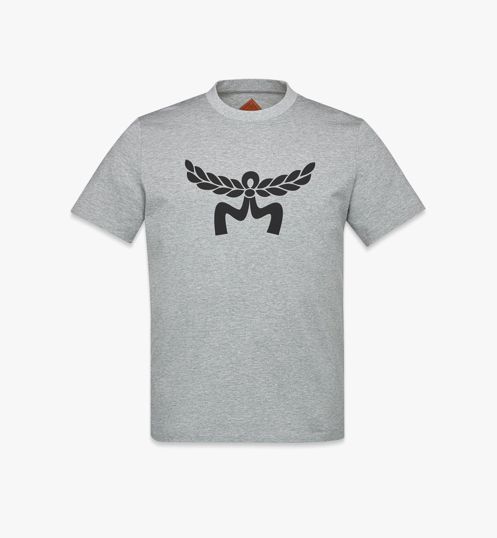 o1mt1gz0925 Laurel Logo Print T-Shirt in Grey