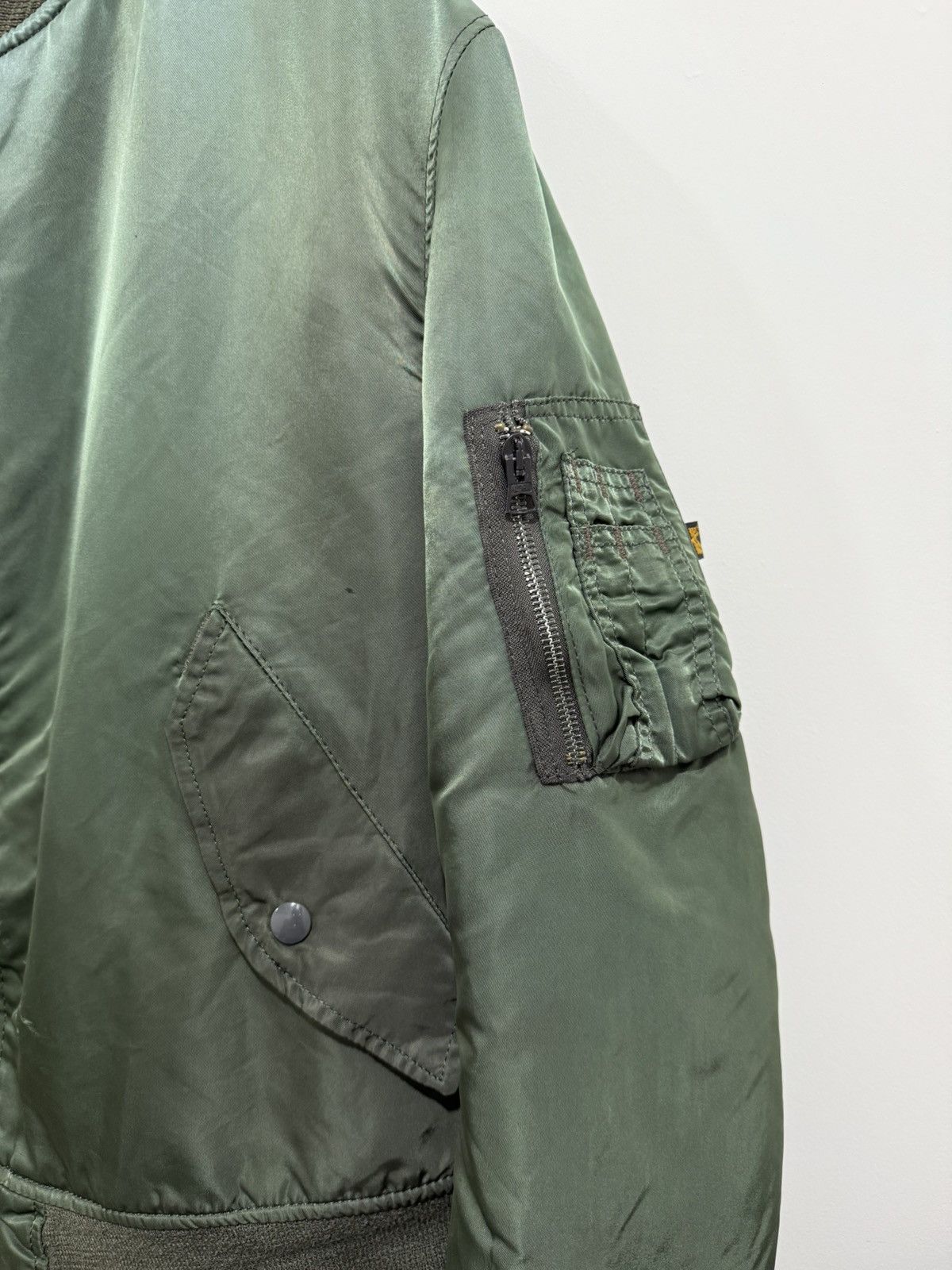 Alpha Industries Vtg Alpha Industries Bomber Jacket MA-1 Size US L / EU 52-54 / 3 - 4 Thumbnail