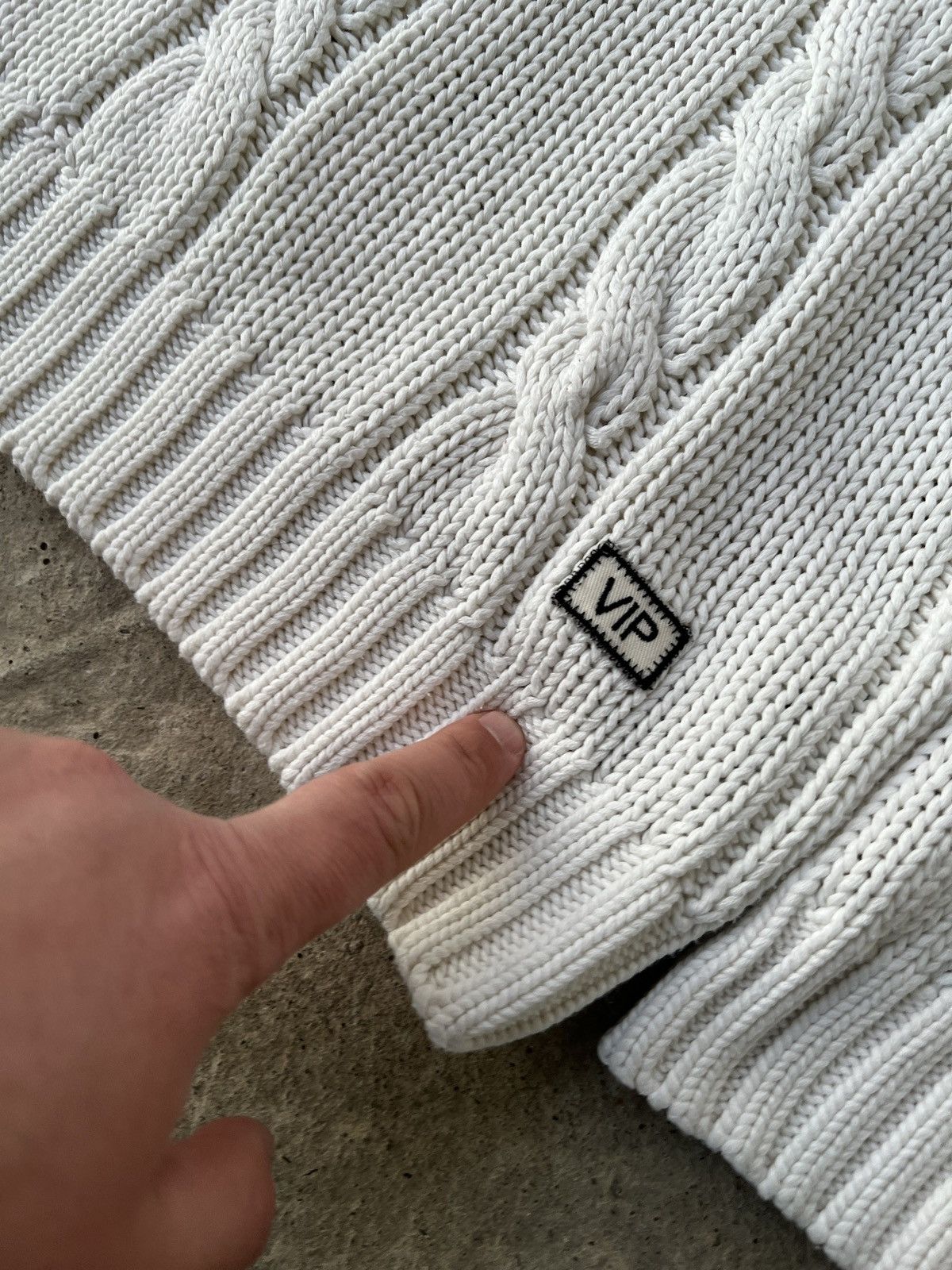 Adidas Vip Adidas Vintage Cable Knit Sweater Size US M / EU 48-50 / 2 - 2 Thumbnail