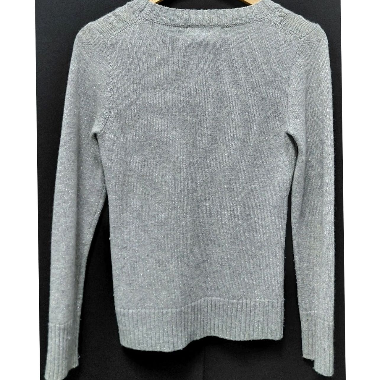 Banana Republic Banana Republic Sweater Womens XS Gray Grey Cable Knit Italian Fabric Size Size XS / US 0-2 / IT 36-38 - 2 Thumbnail