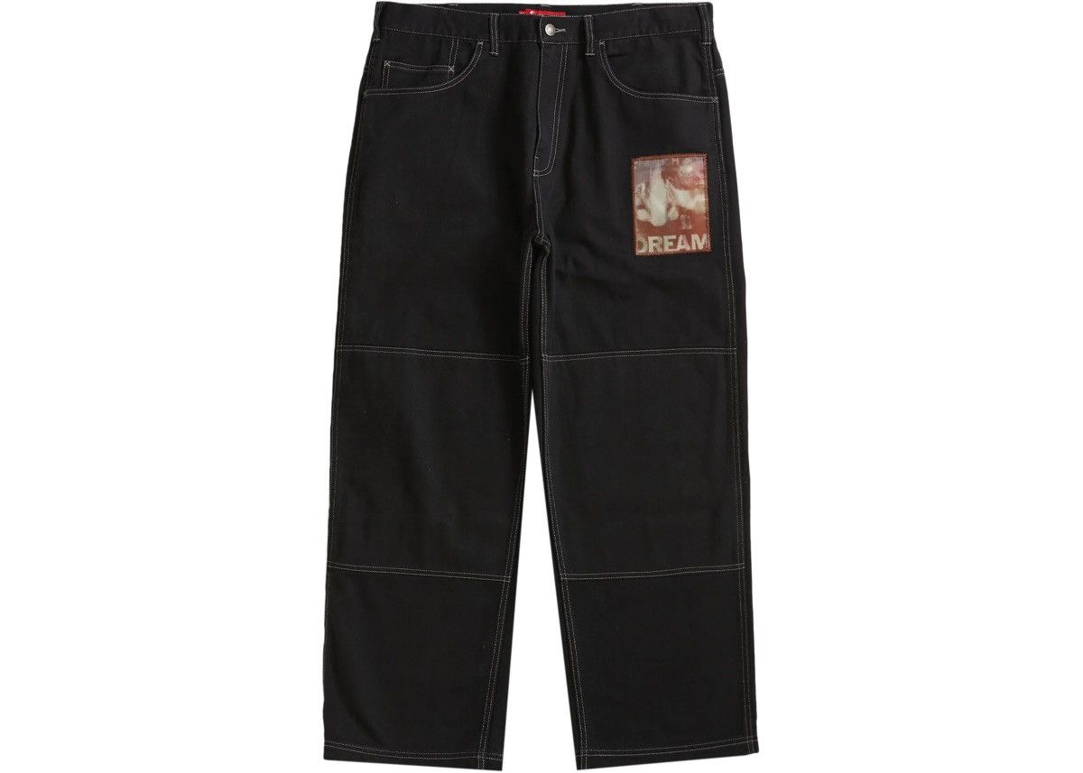 image of Supreme X Dream English Kids Twill Pants in Black (Size 30)