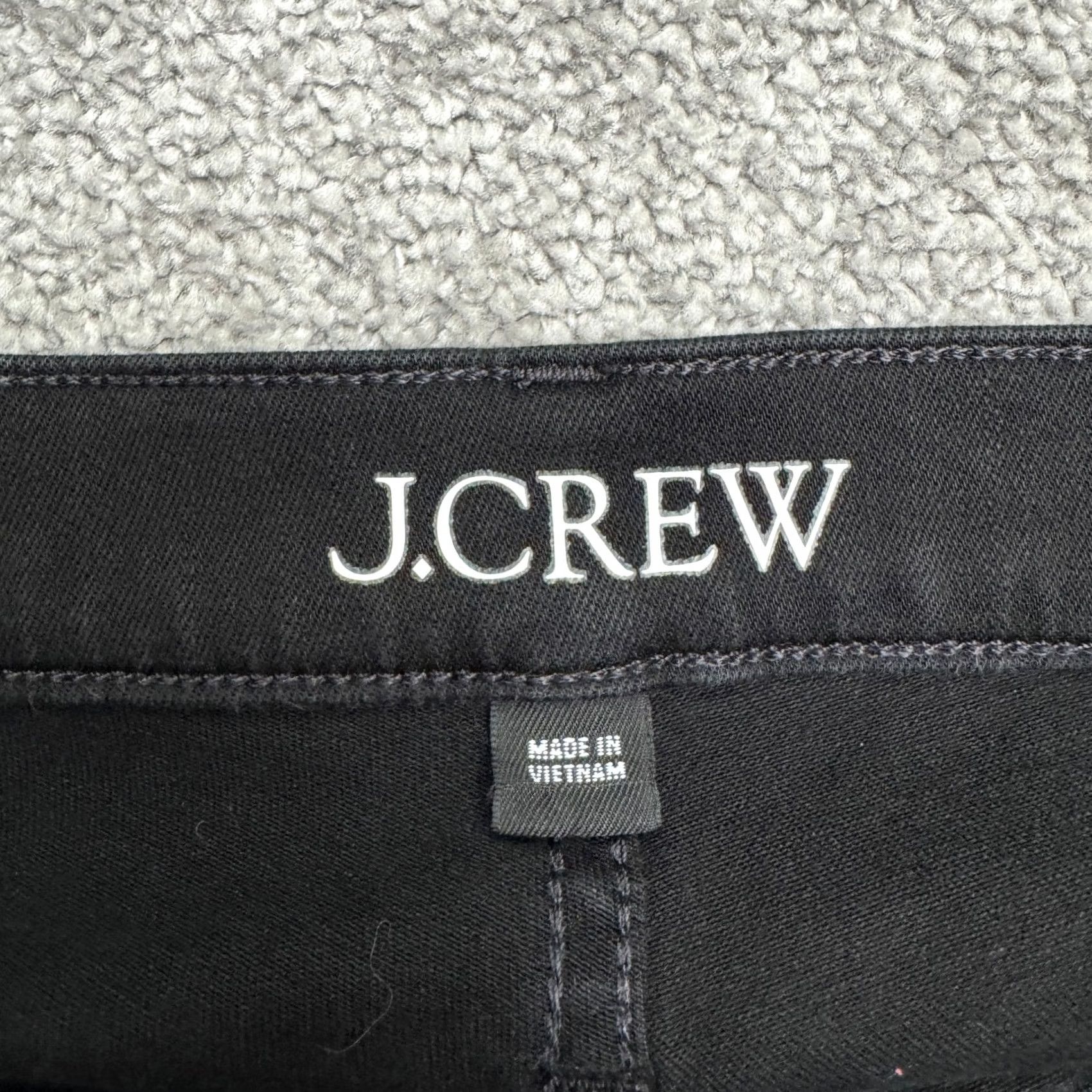 J.Crew J.Crew Slim Fit Straight Ankle Denim Jeans Womens 32 Petite Black 14 High Rise Size 24" / US 00 / IT 34 - 7 Thumbnail