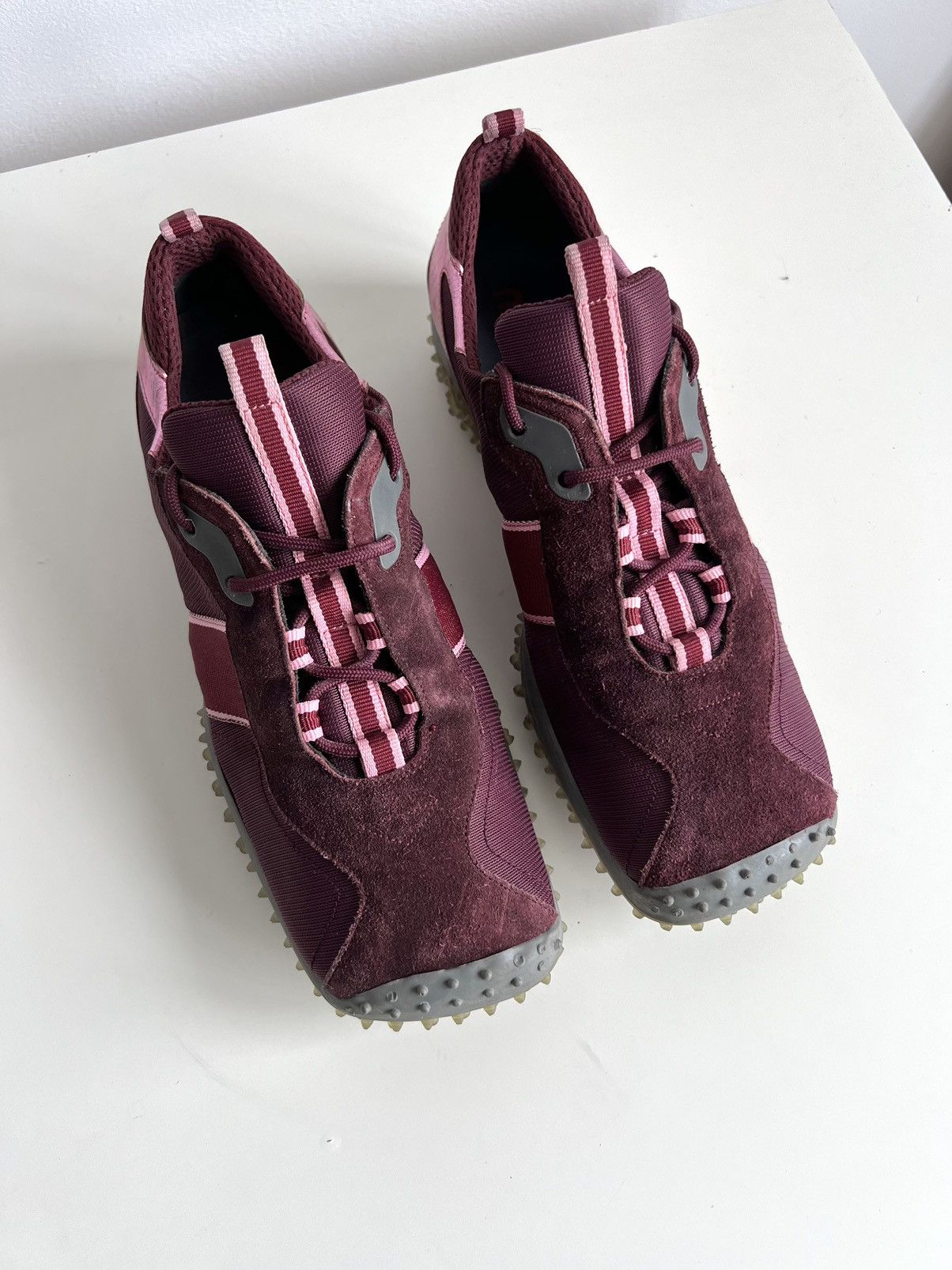 Miu Miu 🔥Iconic F/W99 MiuMiu Square Toe Bubble/Spike Sole Sneakers Size US 10 / IT 40 - 6 Thumbnail