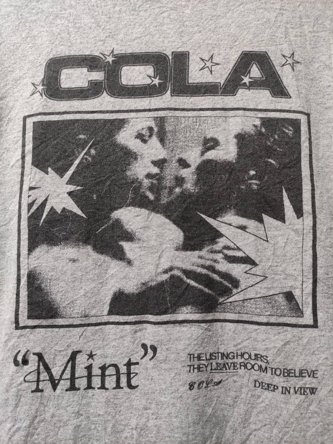 Band Tees Cola " Mint " Album Deep in View Single Promo T-Shirt Size US XL / EU 56 / 4 - 4 Thumbnail
