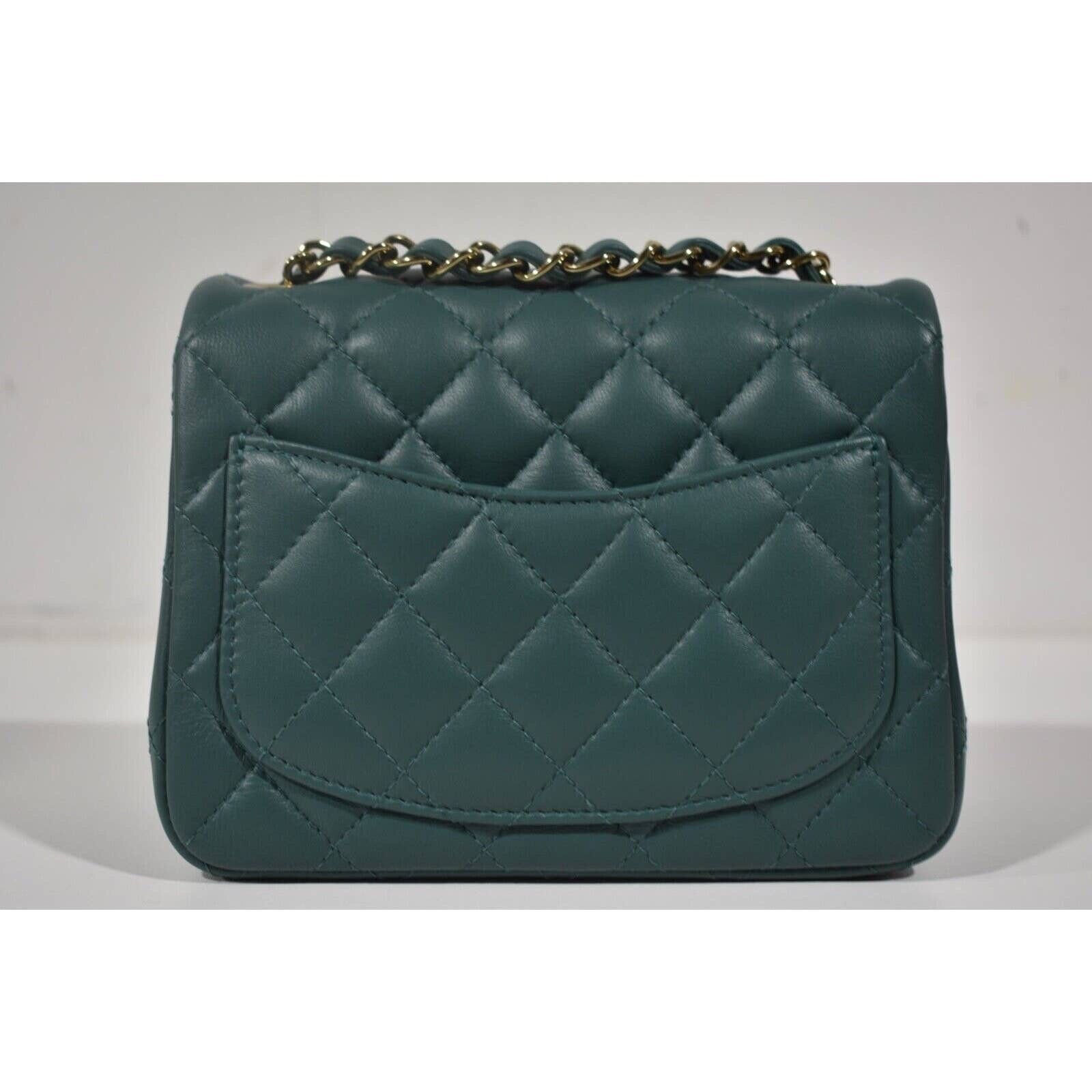 Chanel Chanel Mini Flap CC Logo Quilted Gold Chain Crossbody Bag Size ONE SIZE - 6 Thumbnail
