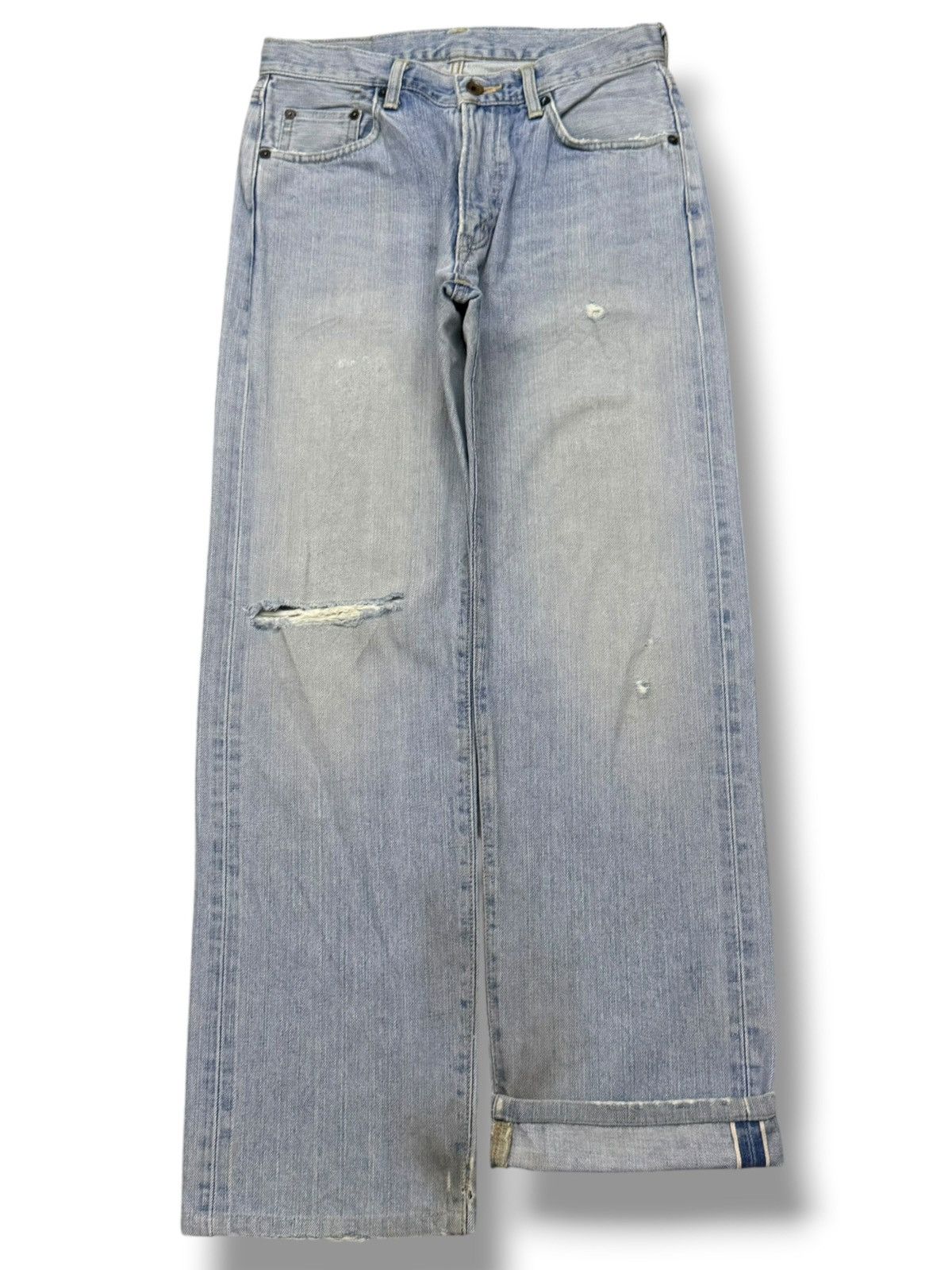 Edwin Vintage EDWIN 505XX Selvedge Denim Jeans Japan | W29 Size US 29 - 2 Thumbnail