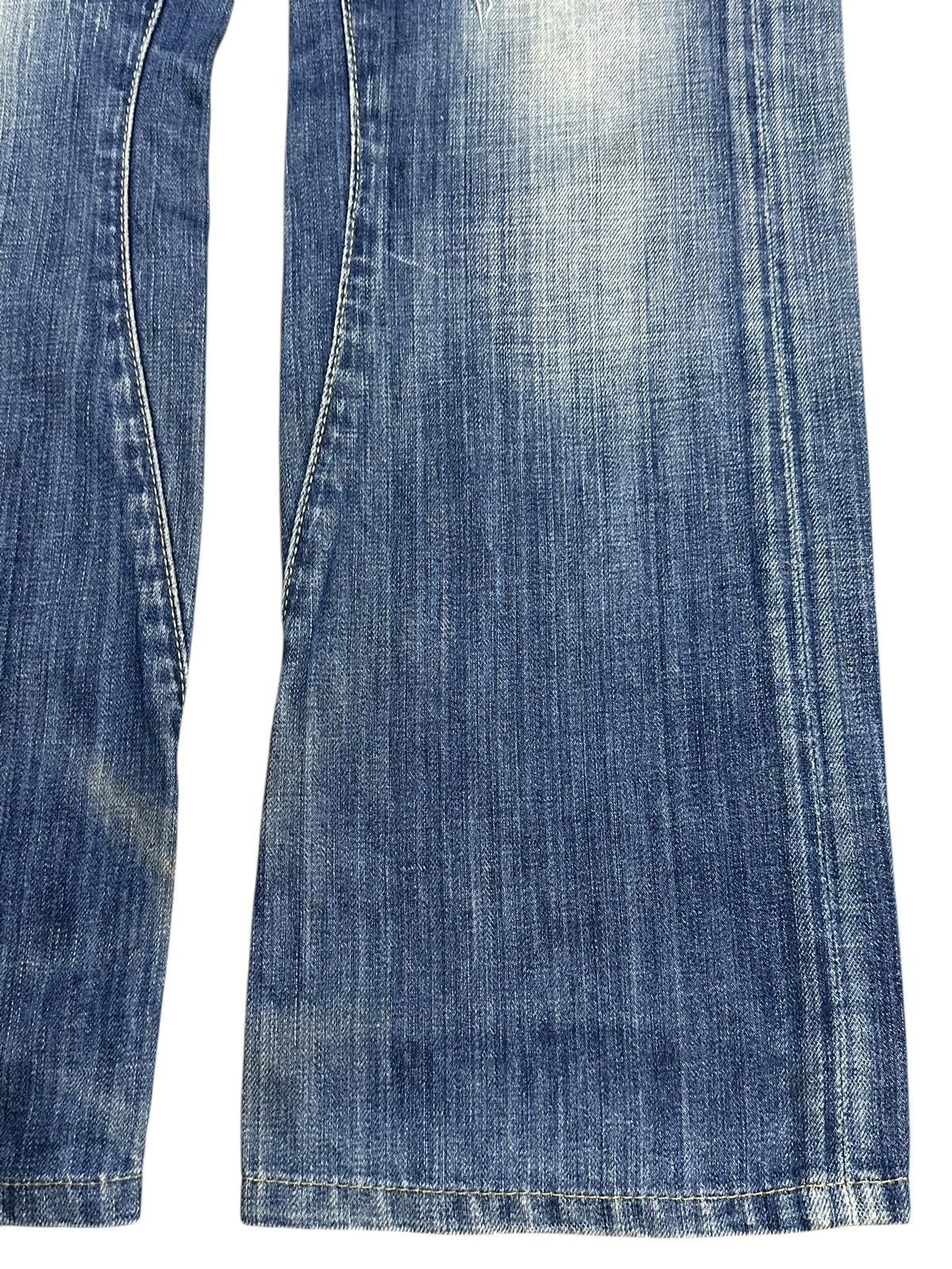 G-Star Vintage Japanese G Star Raw Blue Wash Distress Loose Jeans Size US 32 / EU 48 - 8 Thumbnail