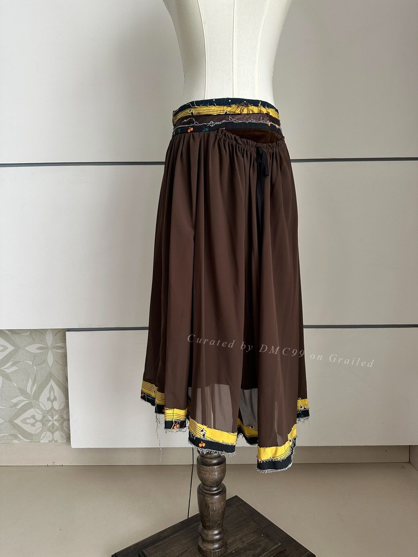Undercover UNDERCOVER 01AW “DAVF” Graffiti Skirt | Grailed