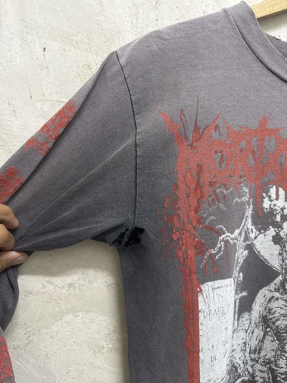 Band Tees Vintage Distressed Mortal Decay Metal Death Thrash Band Tees Size US S / EU 44-46 / 1 - 10 Thumbnail