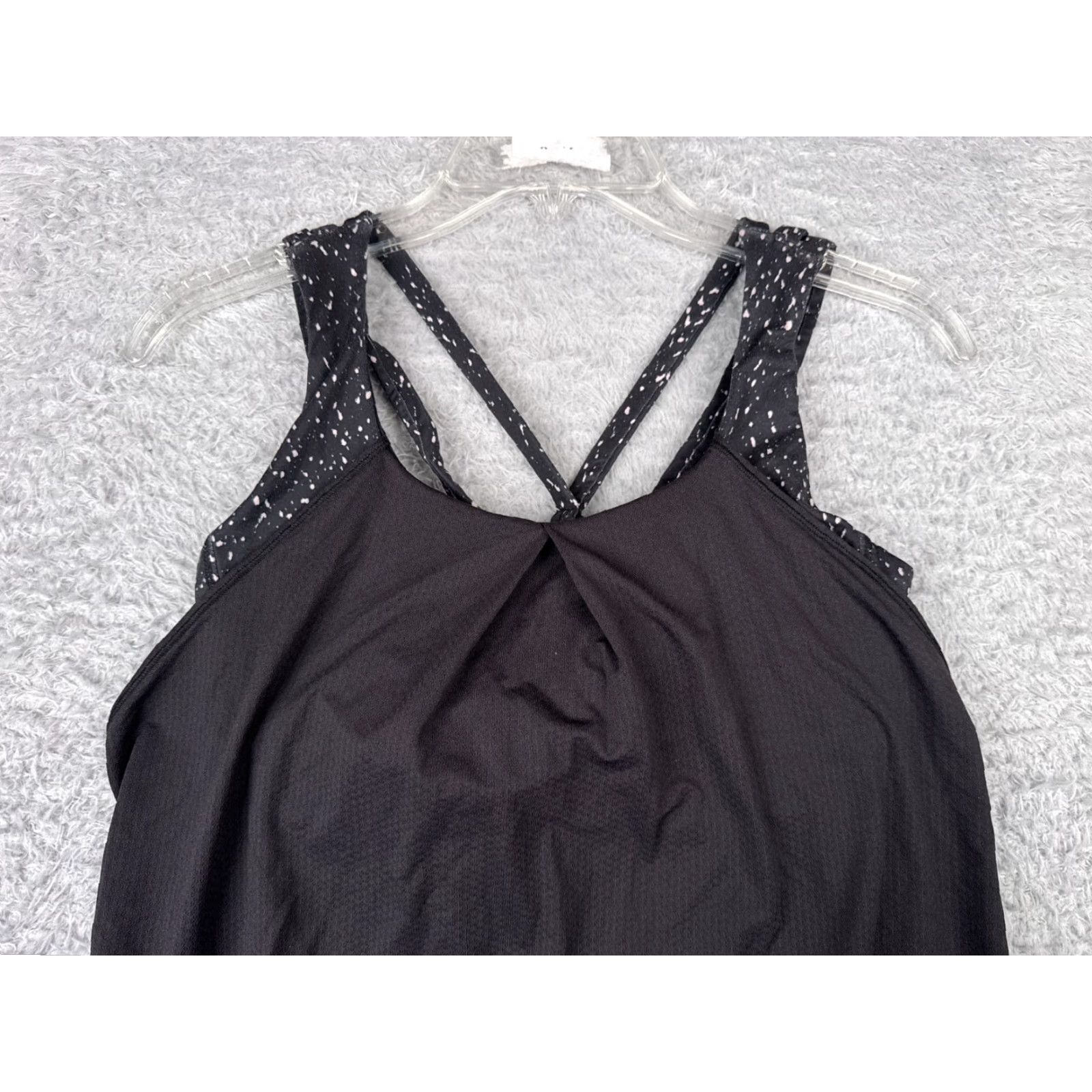 Lululemon Lululemon Shirt Women 8 Black Nouveau Limits Tank Built In Bra Luxtreme W1NBBS Tank Sleeveless Racerback Casual Womens Sports Shirt Black 8 Size M / US 6-8 / IT 42-44 - 5 Thumbnail