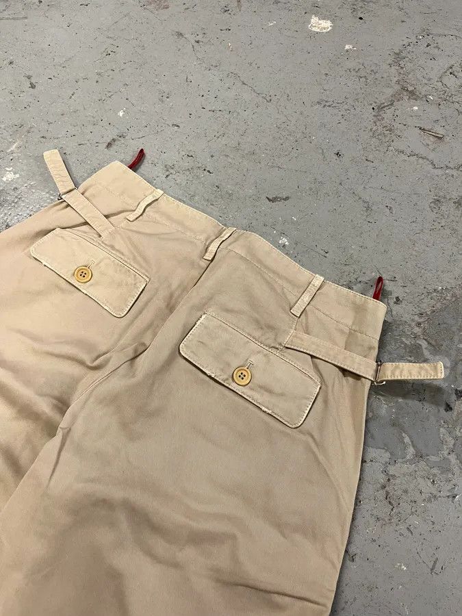 Prada × Vintage 2000s Prada Beige Contemporary Utility Pants Size US 30 / EU 46 - 10 Thumbnail