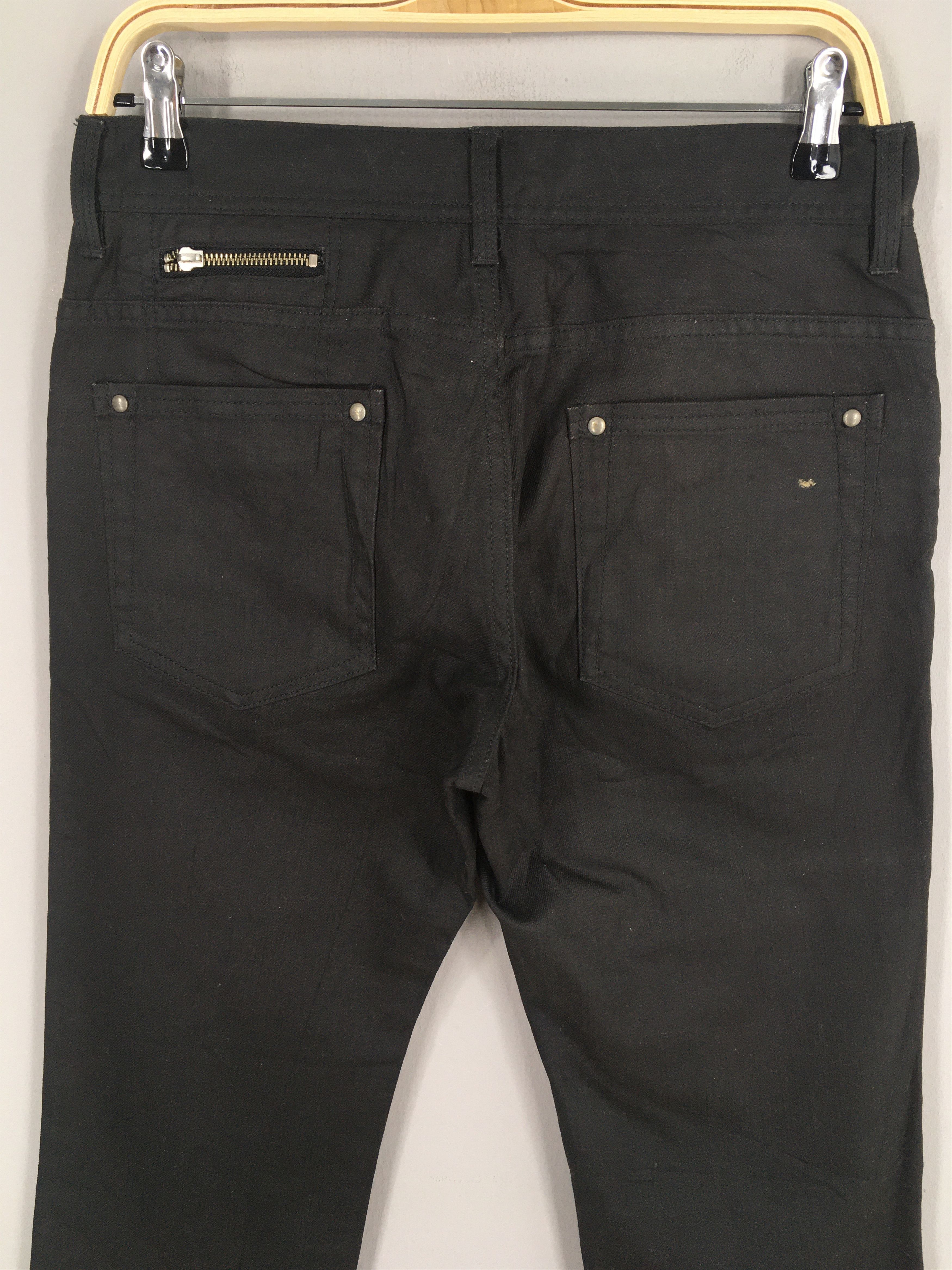 Comme des Garcons Size 30x28 Comme Ca Ism Black Denim Japanese Wax Pants S474 Size US 30 / EU 46 - 9 Thumbnail