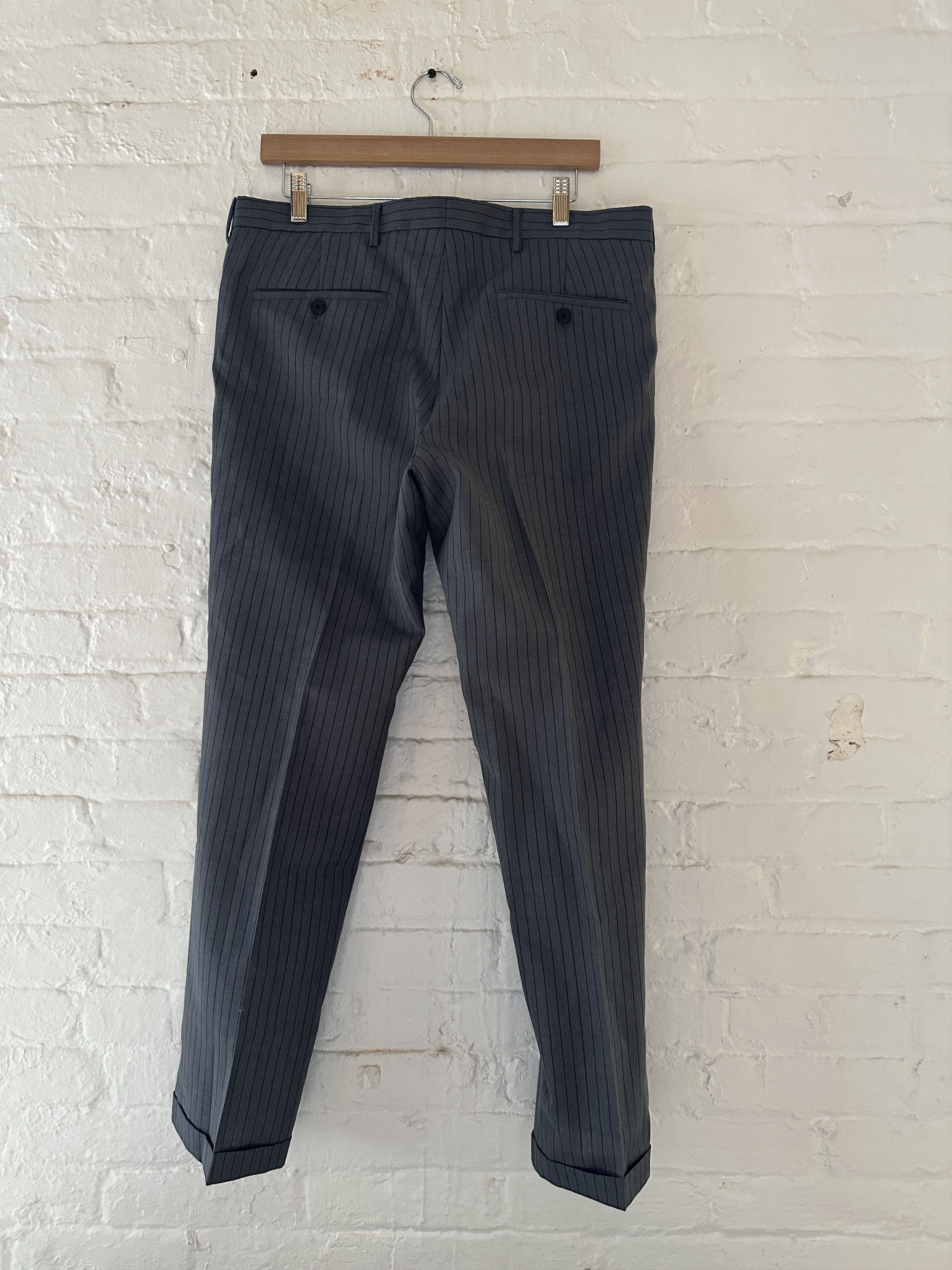 Prada Prada Mohair/Silk Striped Trousers Size US 34 / EU 50 - 3 Thumbnail