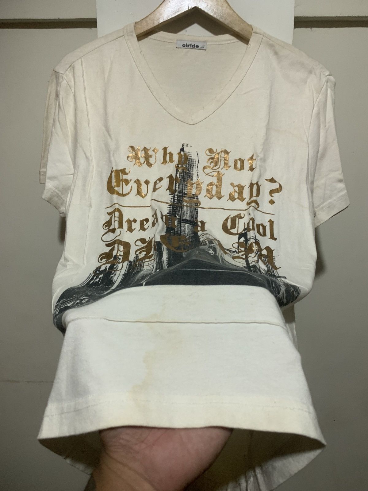 If Six Was Nine Clride Poem City Vlone ERD Vale Style Tee Shirt Size US M / EU 48-50 / 2 - 4 Thumbnail