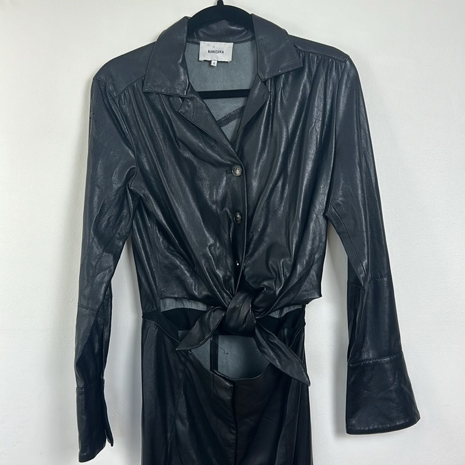 Nanushka Nanushka Ana Vegan Jumpsuit Size 27" / US 4 / IT 40 - 4 Thumbnail
