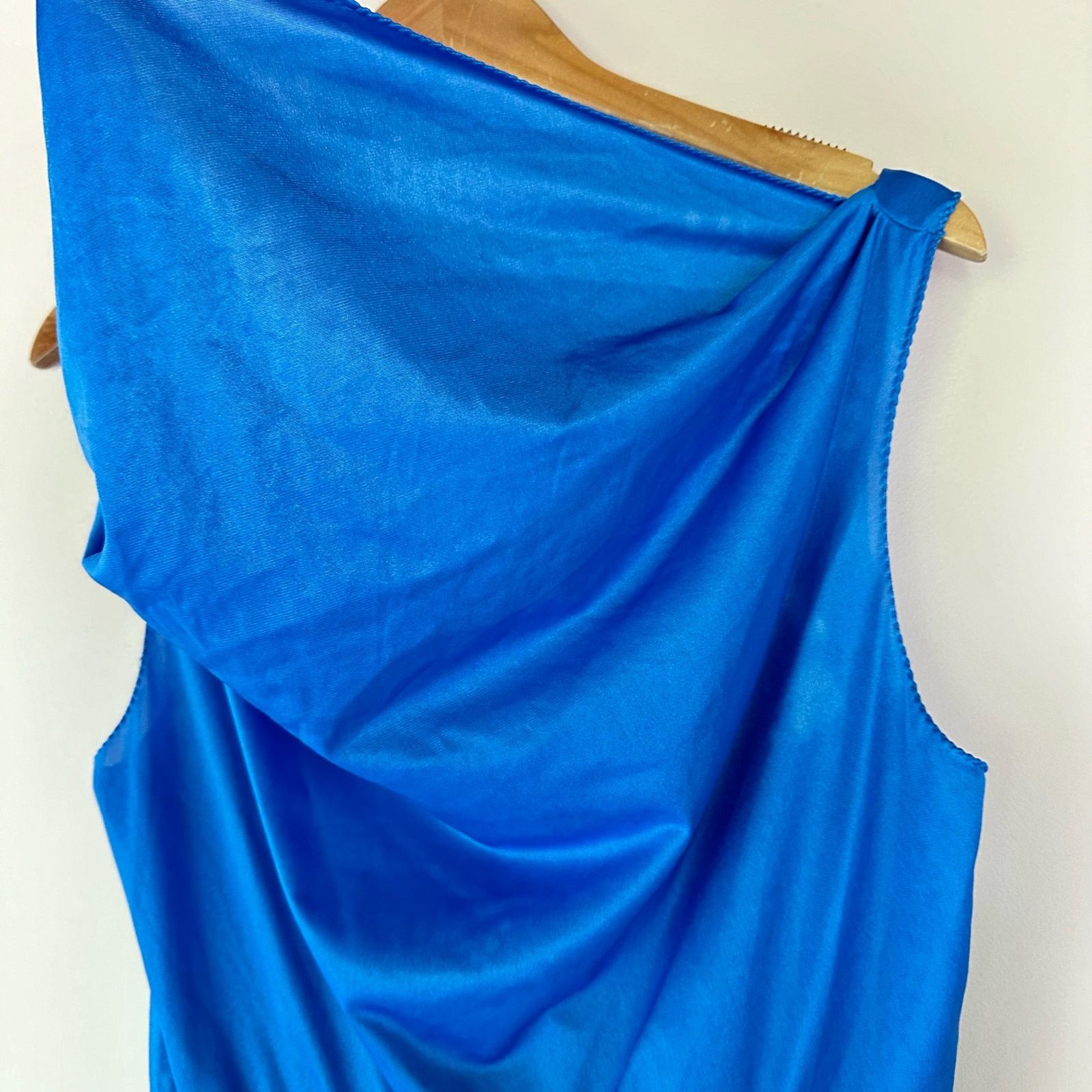 Other Vintage 80s Undercover Wear Blue Romper Lingerie Teddy M Size 32" / US 10 / IT 46 - 6 Thumbnail