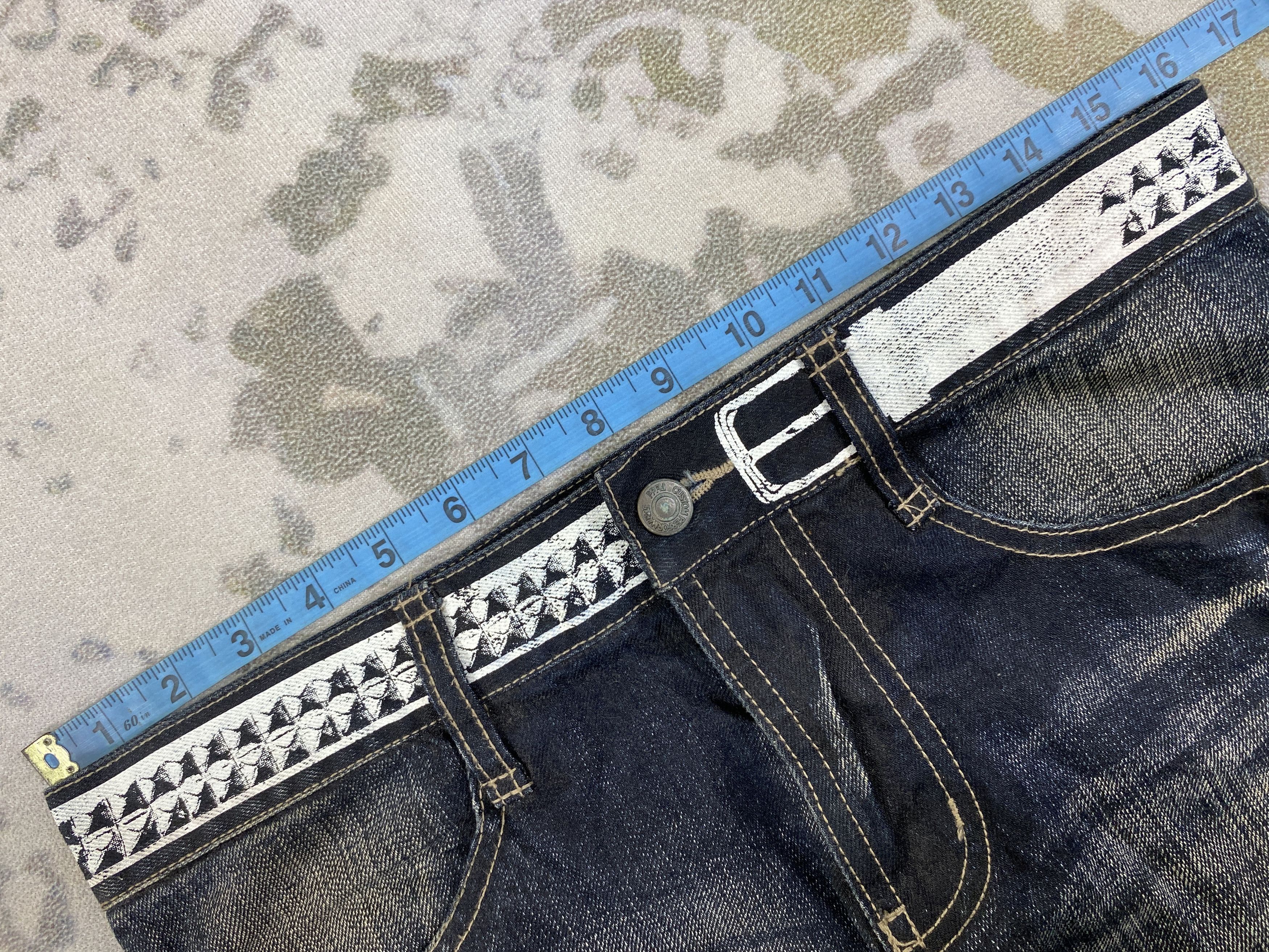 Le Grande Bleu (L.G.B.) Vintage PPFM Jeans 32x28 lgb style Denim - JN2604 Size US 32 / EU 48 - 5 Thumbnail