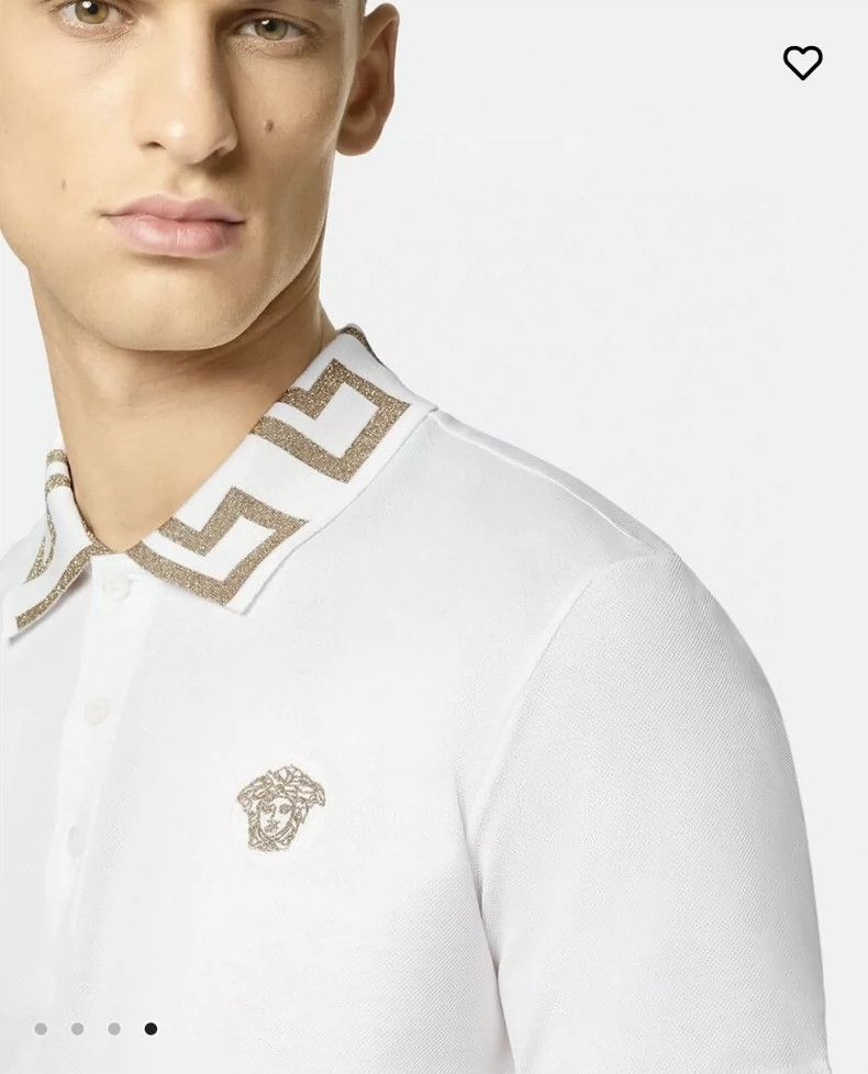Versace White polo shirt