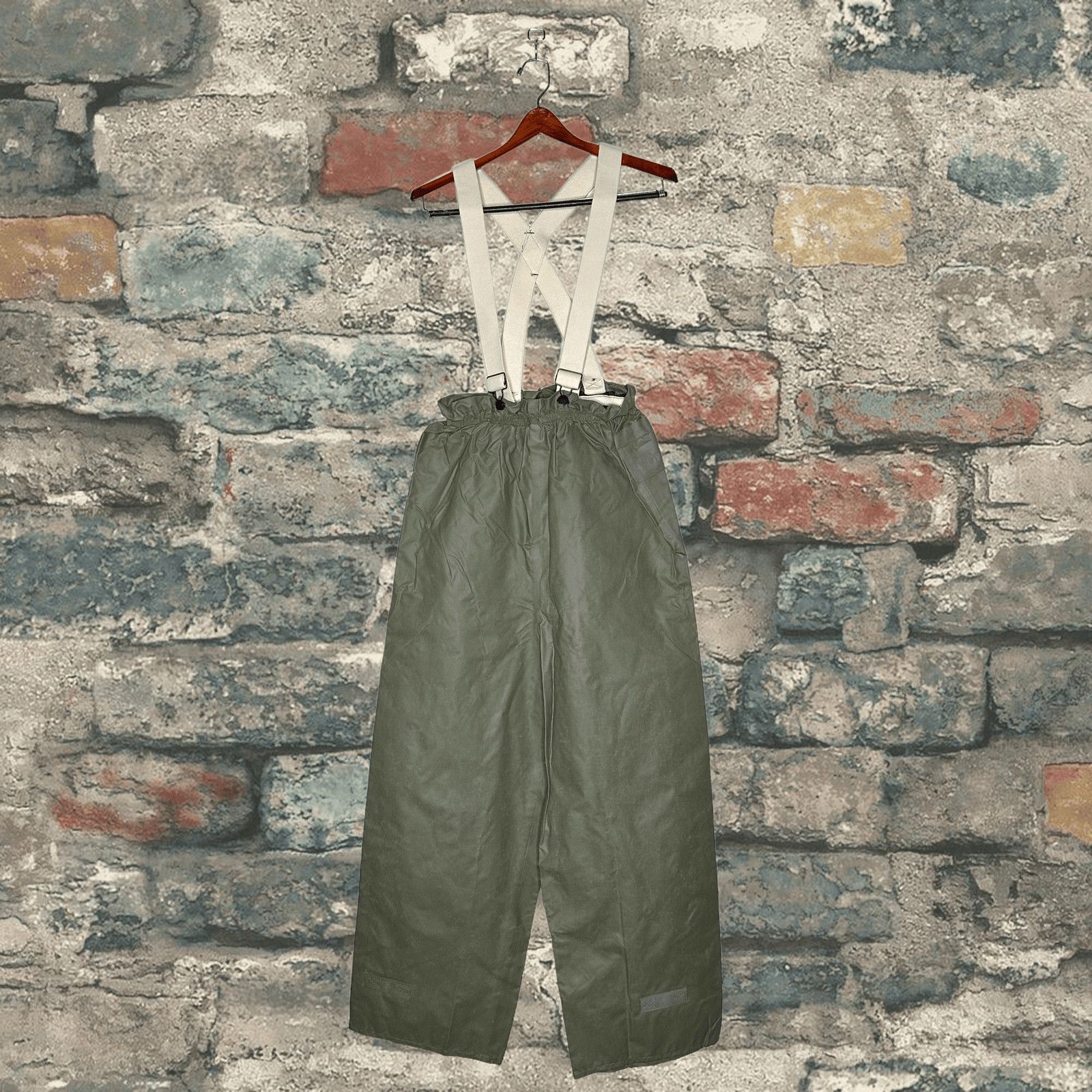 image of Crazy Vintage 90's Military Overalls Water Proof Olive Green, Men's (Size 30)