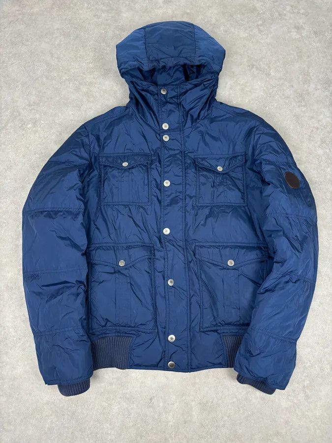 Gucci AW2010 Gucci Blue Hooded Quilted Puffer Jacket Size US L / EU 52-54 / 3 - 1 Thumbnail