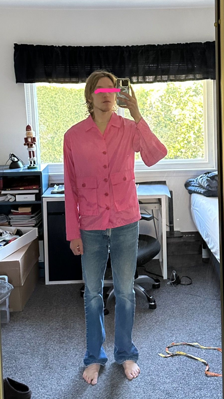 Helmut Lang SS 2000 Hot Pink Nylon Bondage Jacket Size US M / EU 48-50 / 2 - 19 Thumbnail