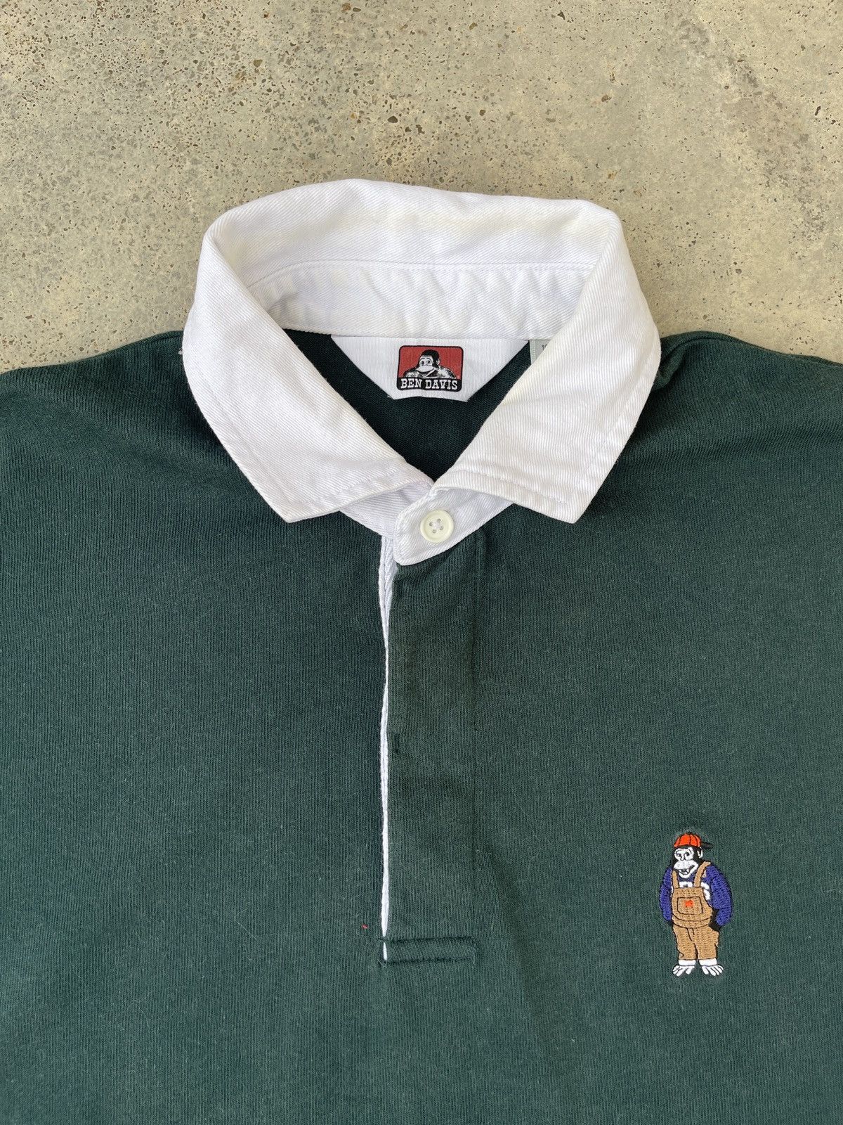 Ben Davis × Vintage Ben Davis Polo Rugby Long sleeve Size US XXL / EU 58 / 5 - 12 Thumbnail