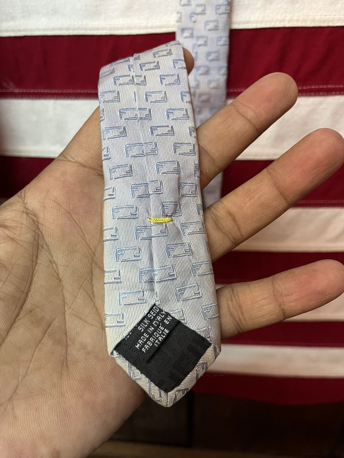 Fendi FENDI FF Logo TIE Size ONE SIZE - 5 Thumbnail