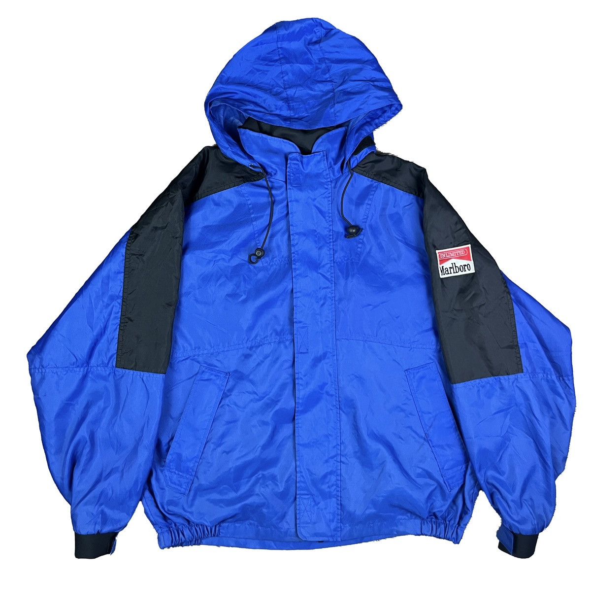 Marlboro × Marlboro Unlimited × Vintage Vintage 90’s Marlboro Unlimited Windbreaker Jacket 🚬 Size US L / EU 52-54 / 3 - 2 Thumbnail