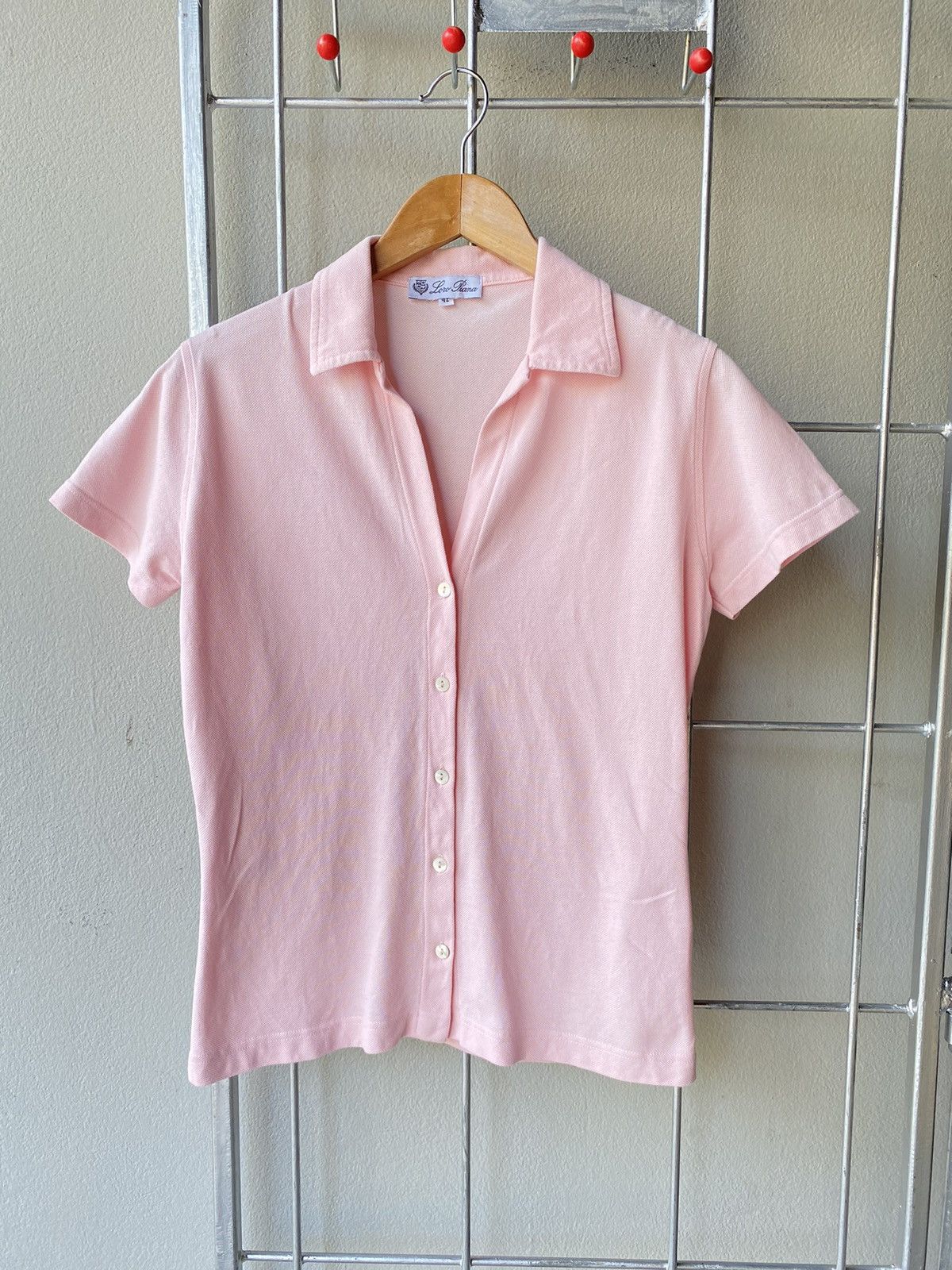 image of Loro Piana Pink Blouse, Women's (Size Medium)