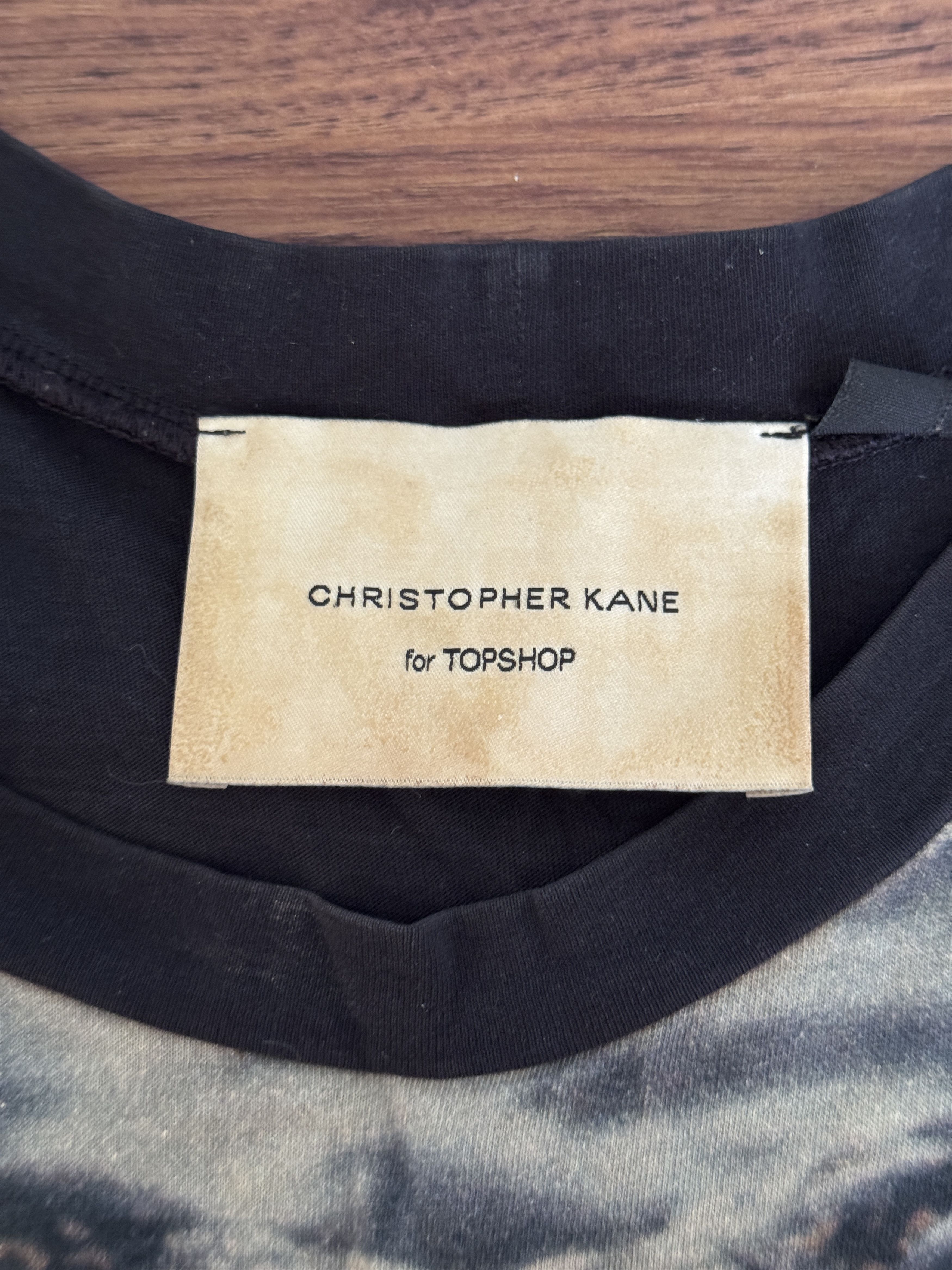 Christopher Kane タンクトップ Christopher Kane Christopher Kane x Topshop Crocodile Tank Archive