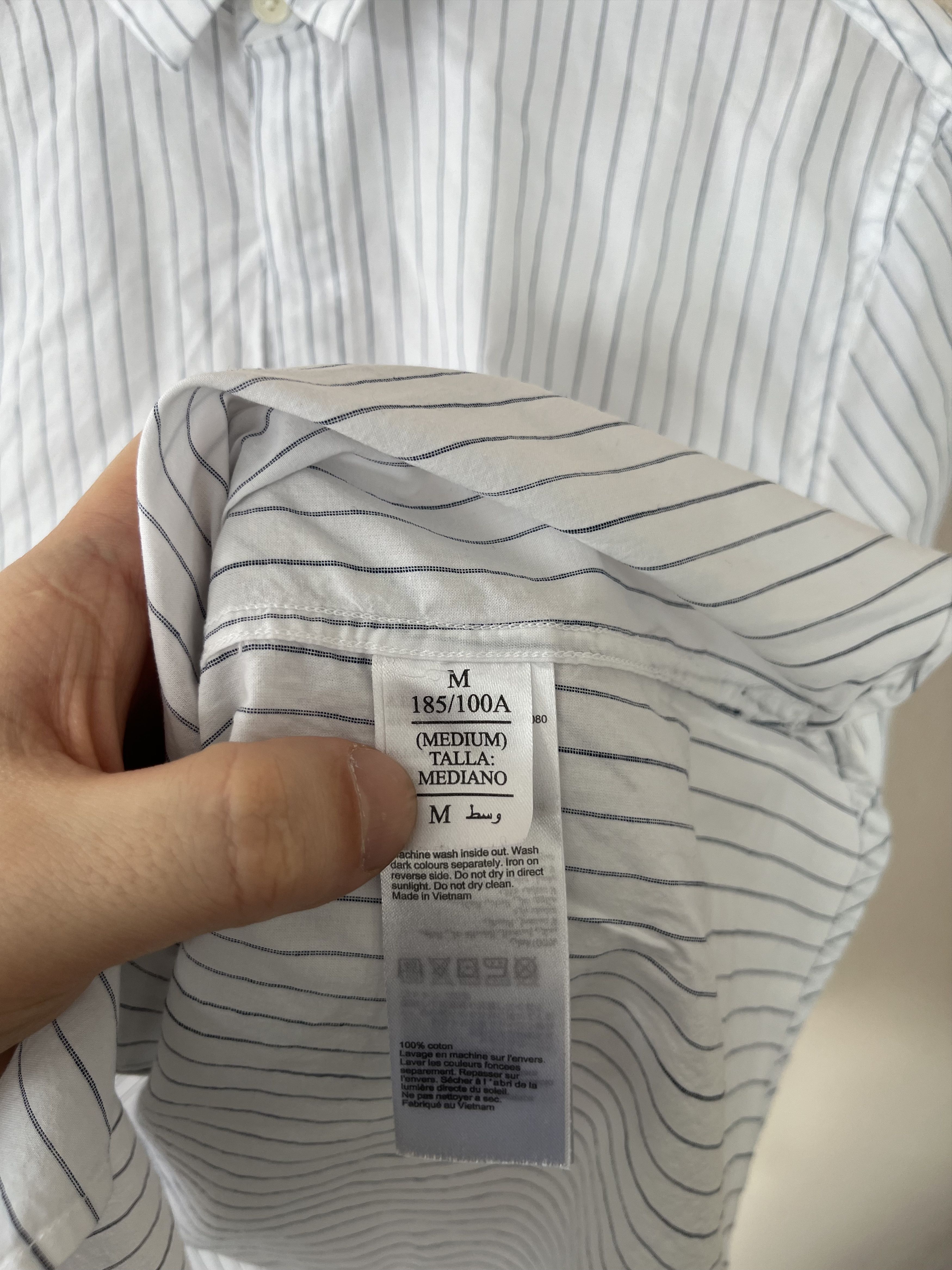 Allsaints Allsaints Men's AUSTIN LS Striped SHIRT Cotton Button Up Size US M / EU 48-50 / 2 - 10 Thumbnail