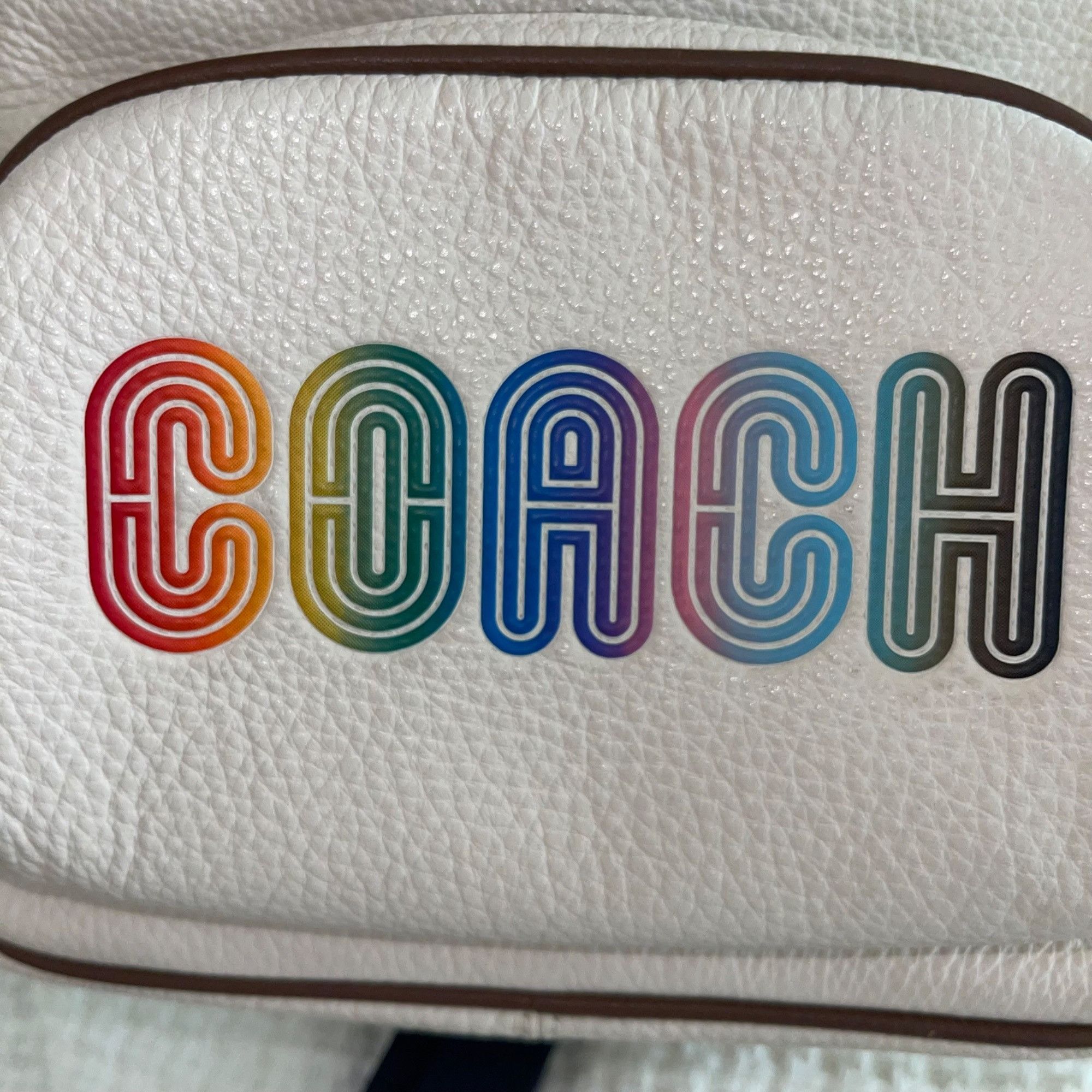 Coach Coach Womens Backpack White Mini Court Leather Size ONE SIZE - 3 Thumbnail