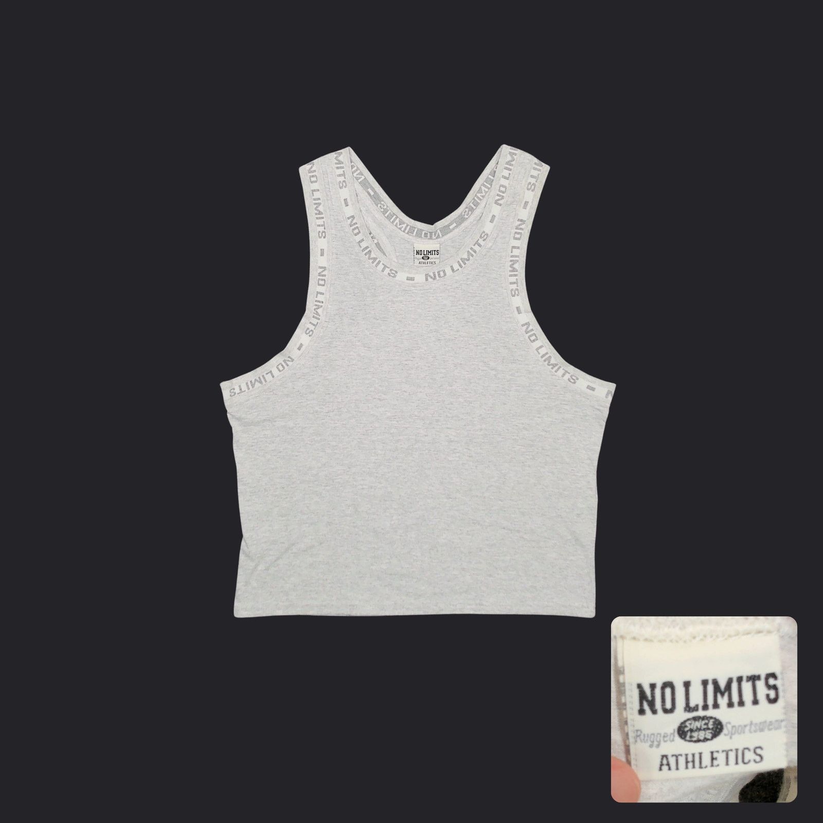 Vintage Vintage 90s No Limits Athletics Oversized Racerback Tank Size US XL / EU 56 / 4 - 1 Thumbnail