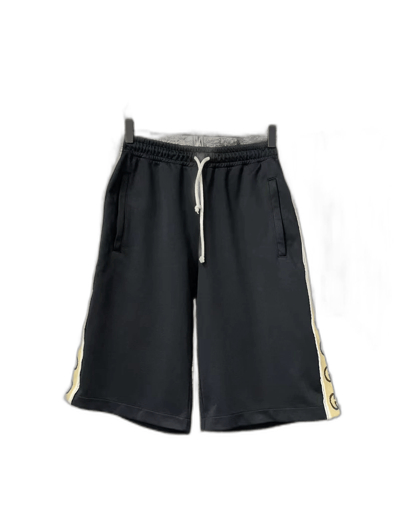 Gucci Gucci Black Yellow Stripe Shorts-yf Size US 26 / EU 42 - 1 Thumbnail