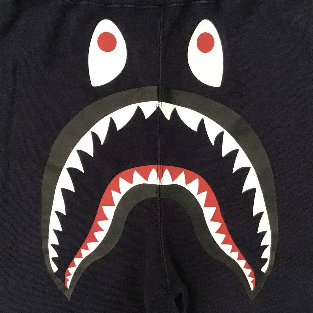 Bape BAPE camo Shark sweat shorts navy a bathing ape ★size XL Size US 36 / EU 52 - 4 Thumbnail
